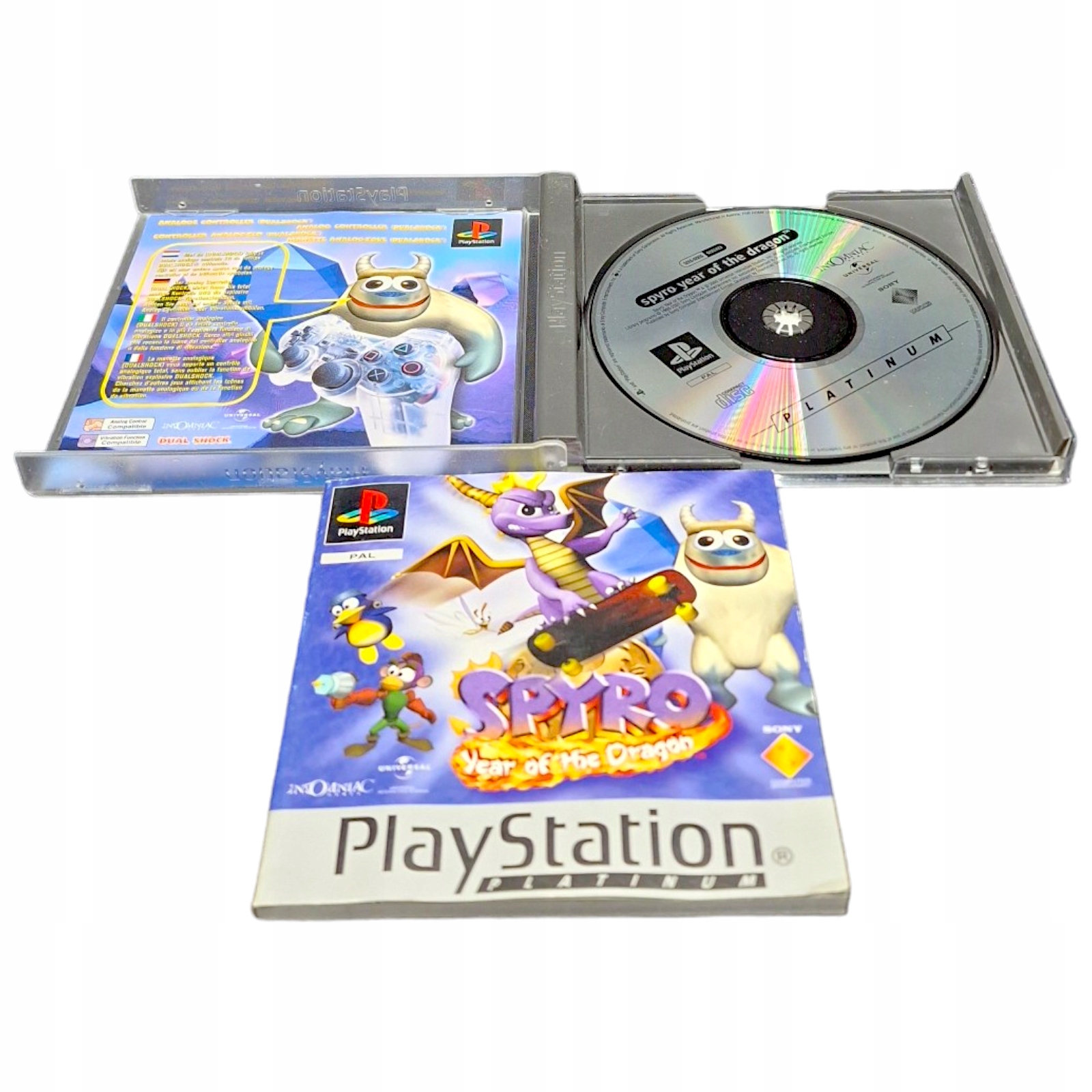 Gra SPYRO YEAR OF THE DRAGON Sony PlayStation (PSX PS1 PS2 PS3) #3 Wydawca Insomniac Games