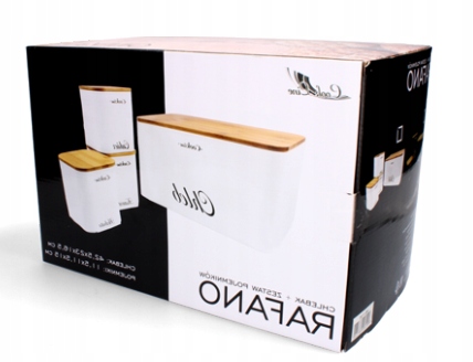 CHLEBAK EMALIOWANY Z POKRYWĄ BAMBUSOWĄ POJEMNIKI Rodzaj zestaw