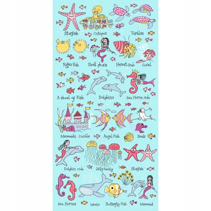 Tyrrell Katz: Syrenki ręcznik 70x140cm 03TW1 Under The Sea