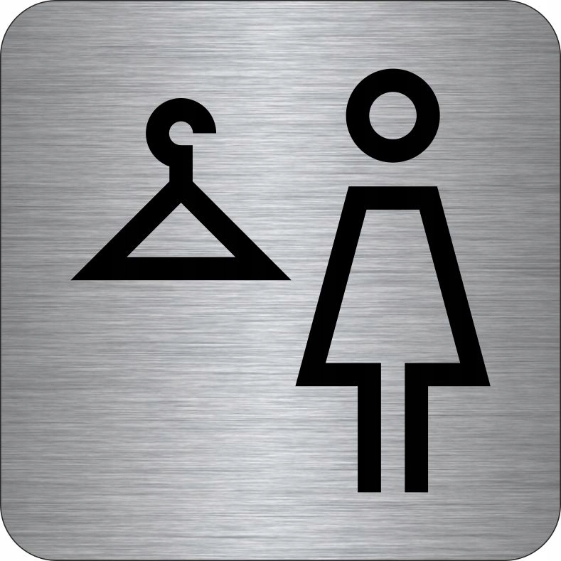 

Tabliczka Aluminium Piktogram- Szatnia Damska