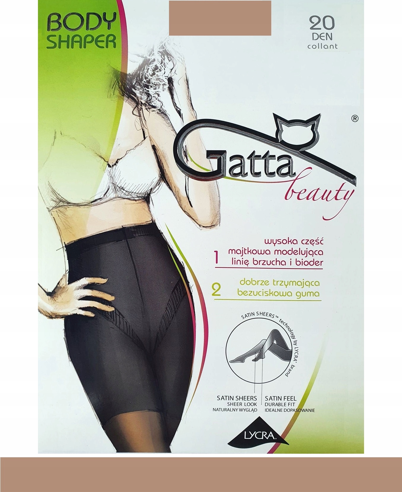 

Gatta Body Shaper 20 Rajstopy dam. 4-L Daino