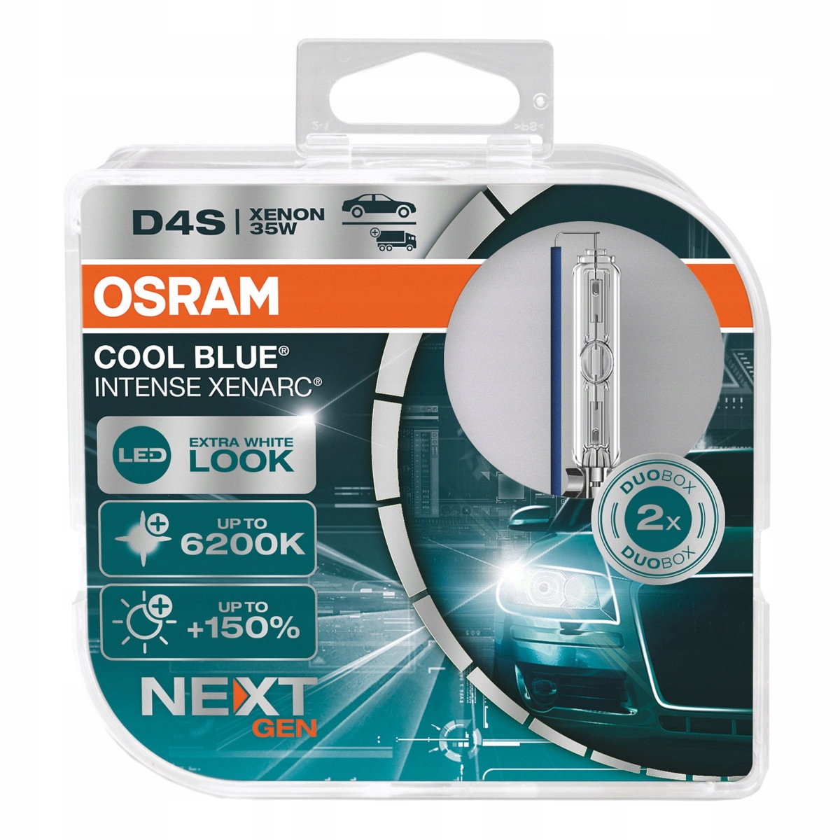 D4S Osram Cool Blue Intense 62000K Led Extra White Look 66440 Cbn