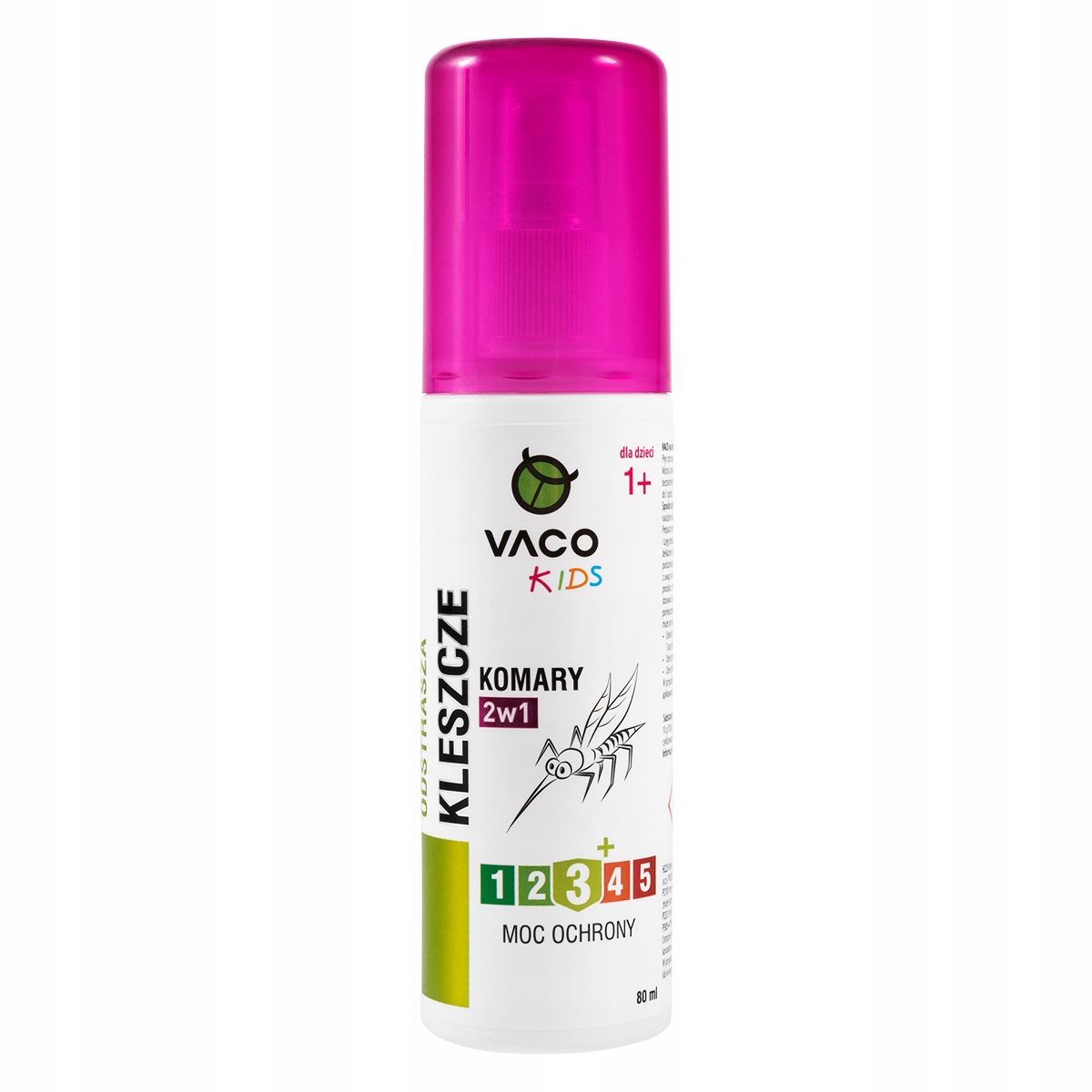

Płyn Vaco na kleszcze 80 ml dla dzieci (DV35)