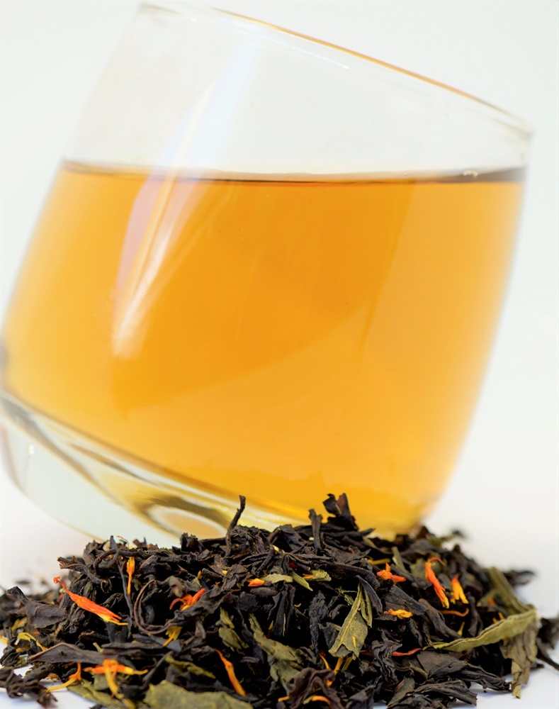 Maharani 1 kg čaj černý a zelený Šafrán papája vynikající