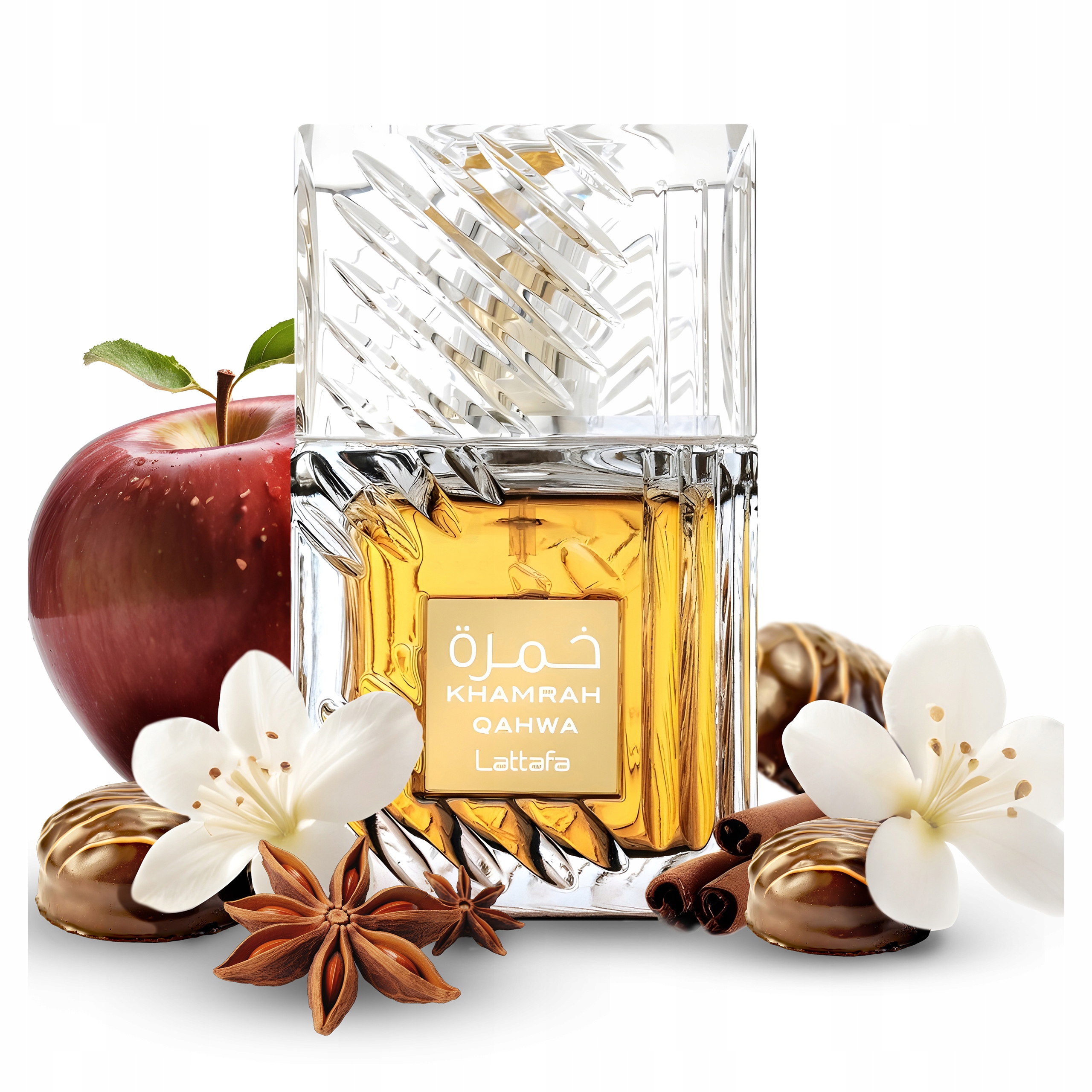 Parfémovaná voda Lattafa Kharmah Qahwa 100 ml Koření Tóny Kávy Originální