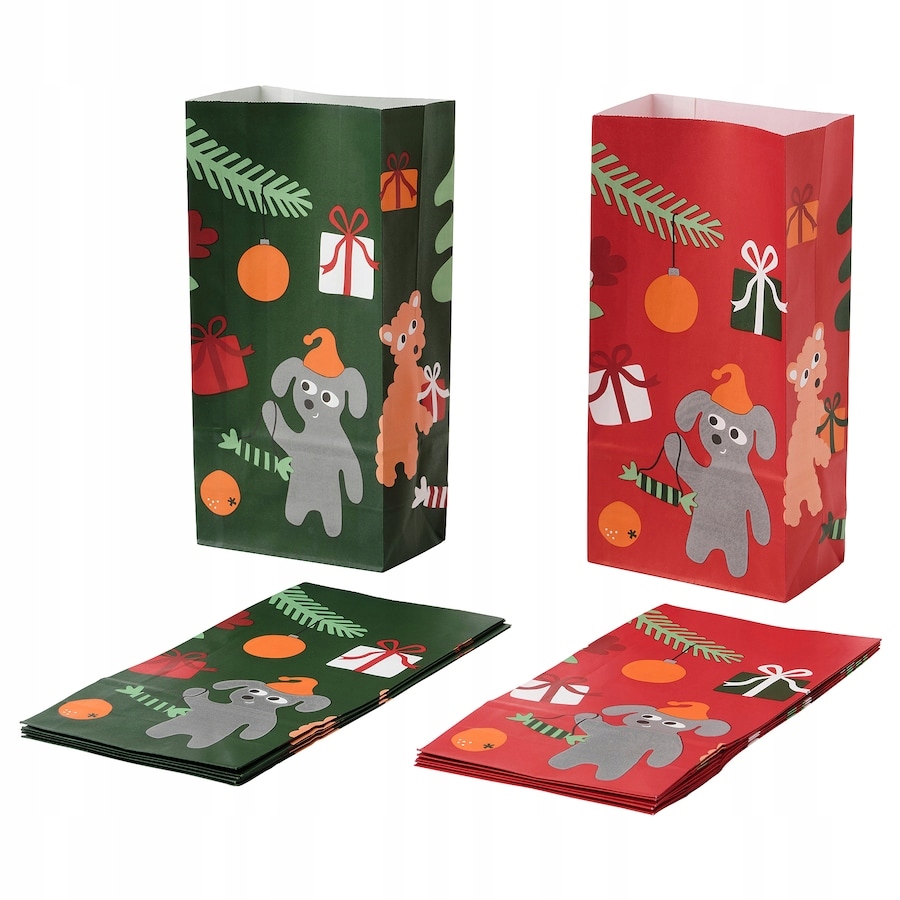 

Ikea Vinter 2021 Torba papierowa, 12x24 cm 12 szt