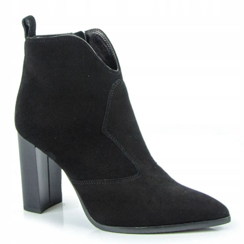 Visconi 2660200 Kotníkové Boty Kozačky Semišová Kůže Černé 40