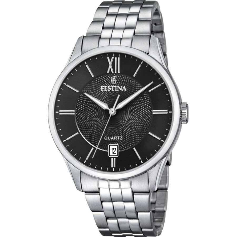 Pánské Hodinky Festina F20425-3 stříbrný náramek
