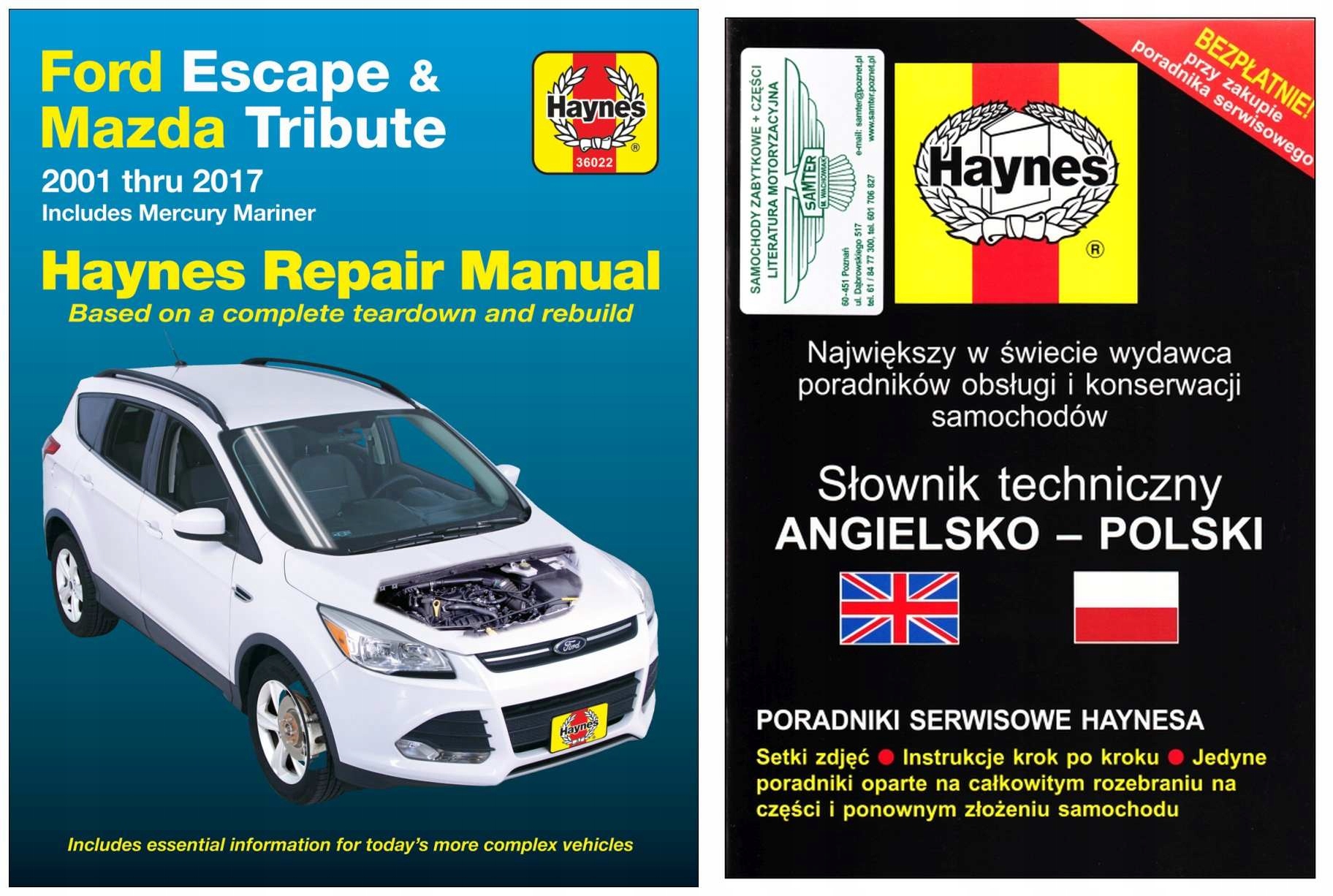 Ford Escape Mercury Mariner Mazda Tribute 01-17