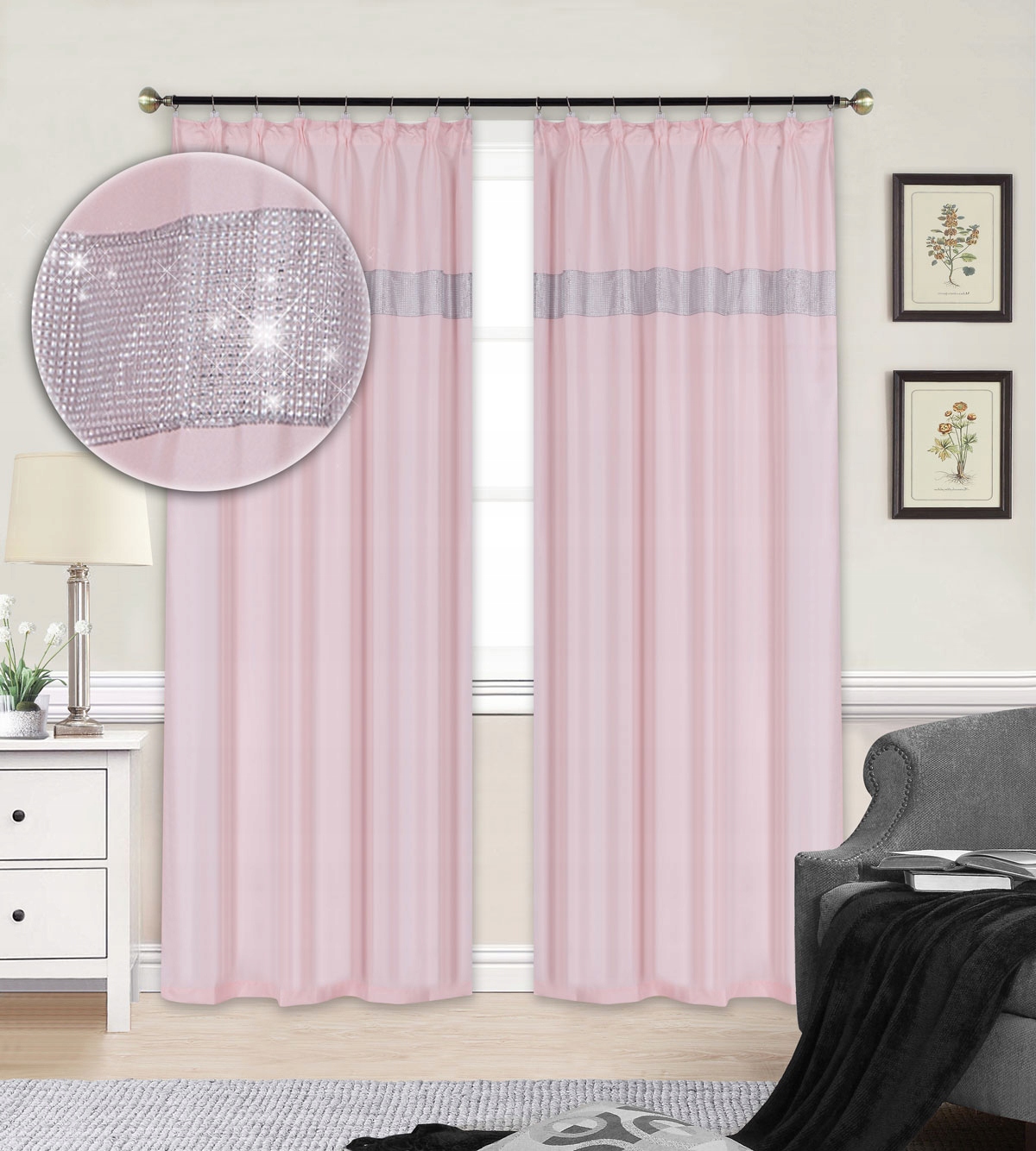 

Zasłona Zaciemniająca Na Taśmie 145x250 CM Glamour
