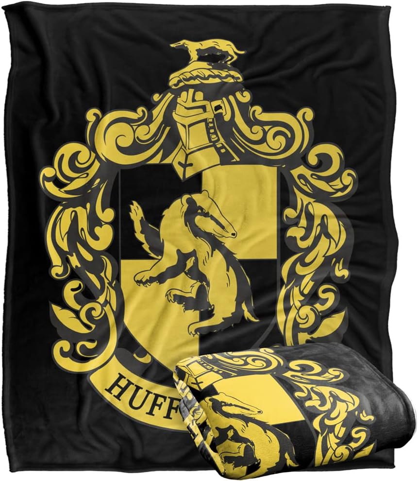 Harry Potter hufflepuff Silky Touch měkká přikrývka 152 x 127 cm