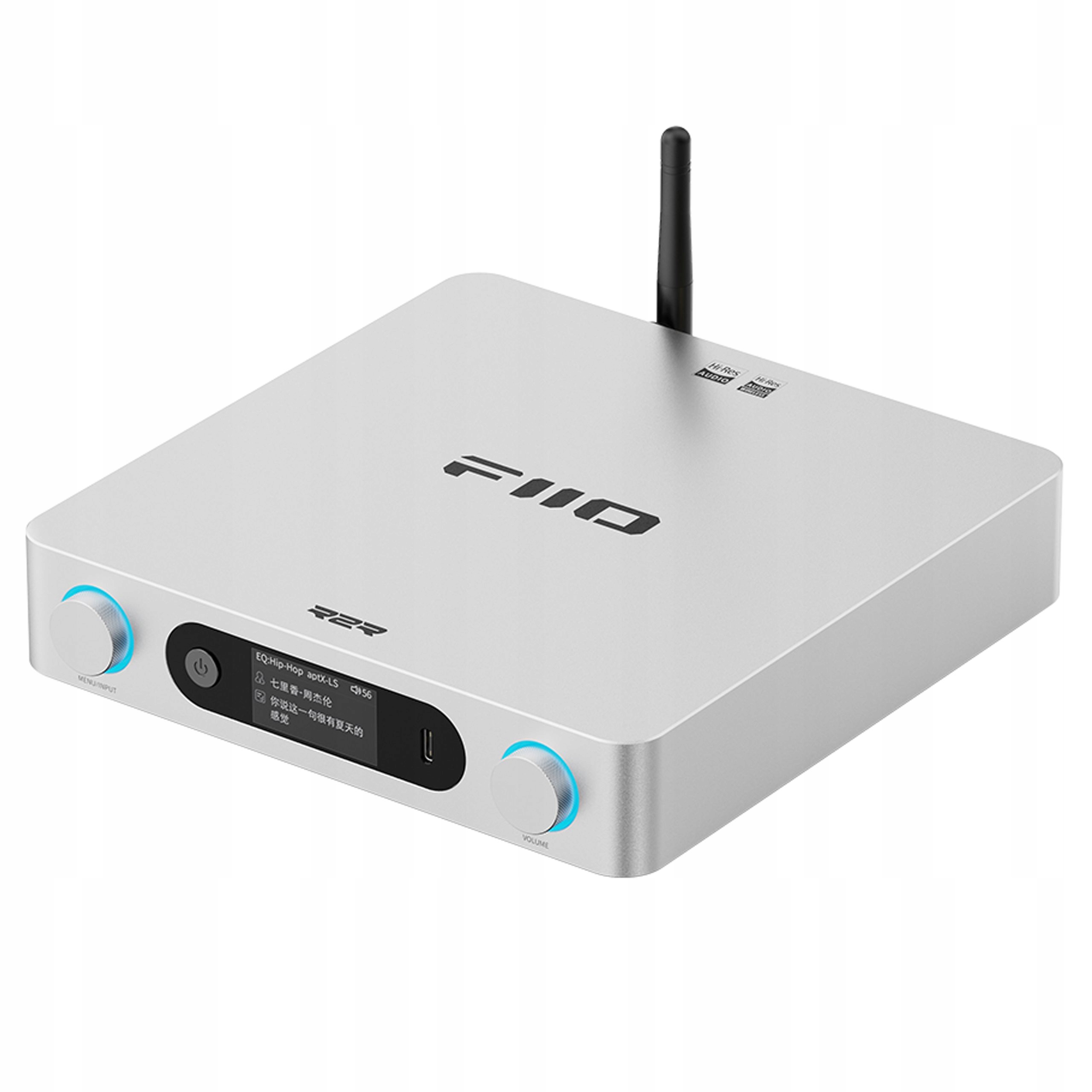 Fiio BR15 R2R Odbiornik Bluetooth 6.0 Z Dac Hi-res Audio Wireless Srebrny