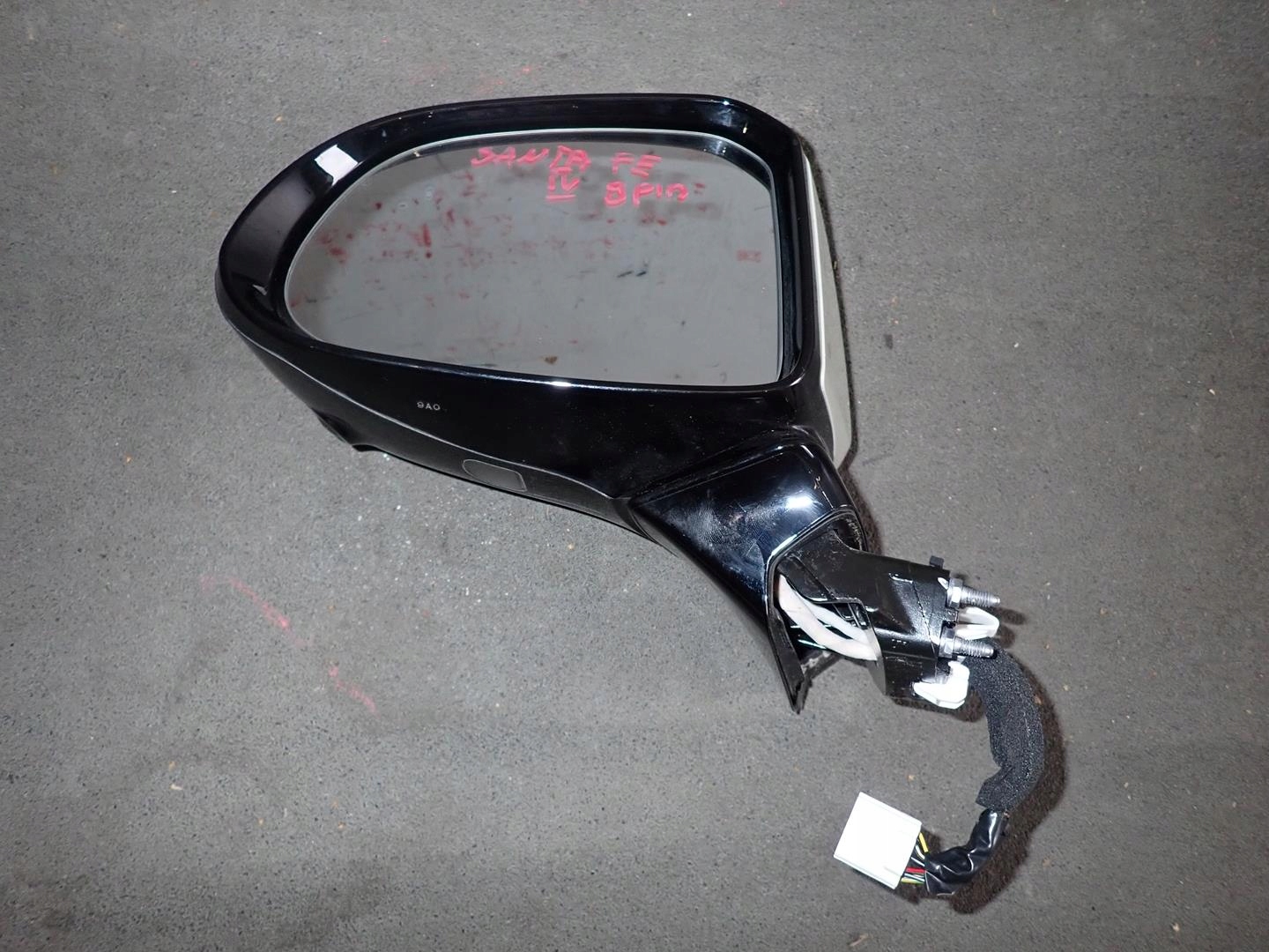 mirror left HYUNDAI SANTA FE IV 2018- 9PIN KAMERA
