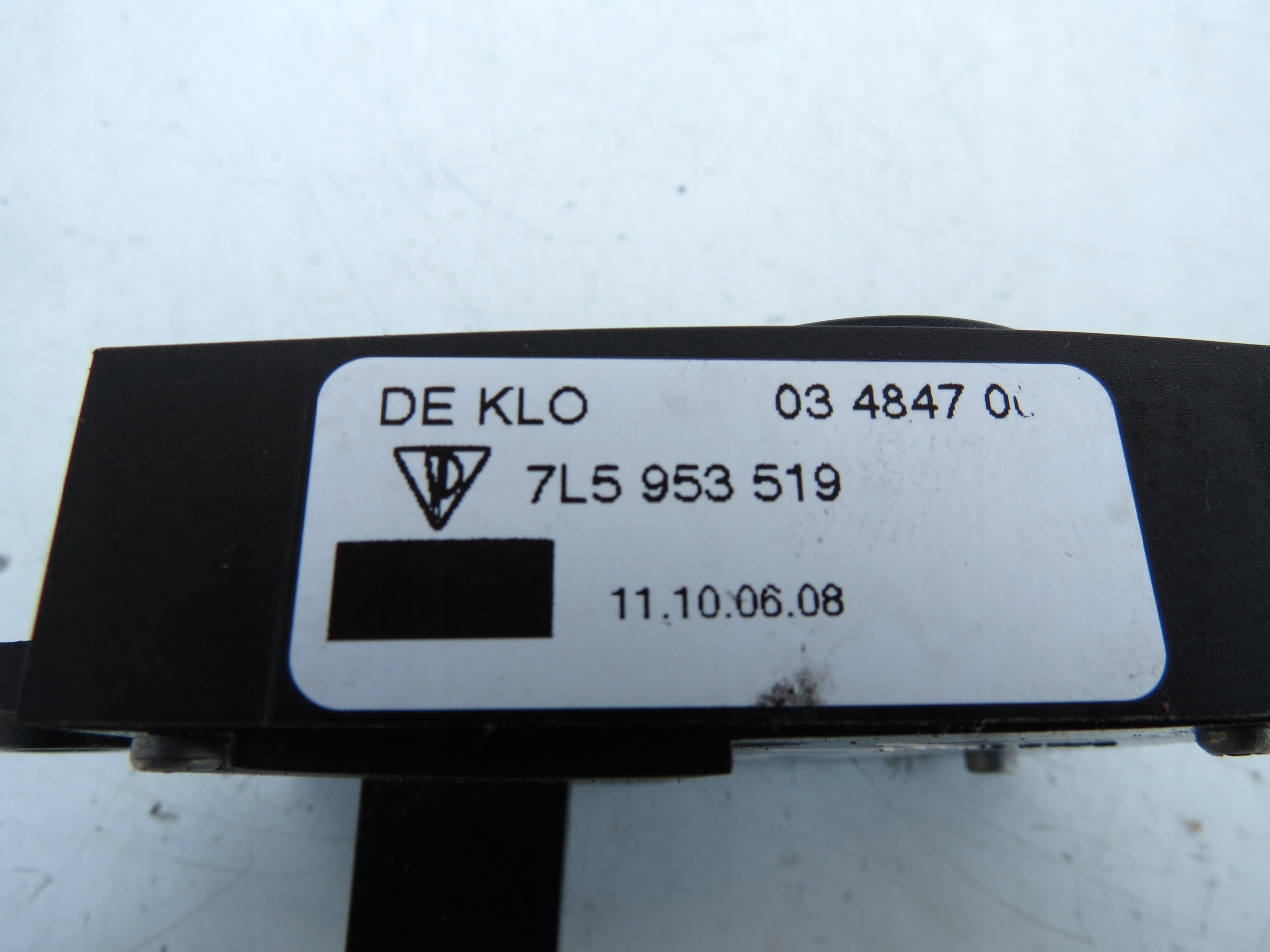 button switch control seat 7L5953519 PORSCHE CAYENNE 7L
