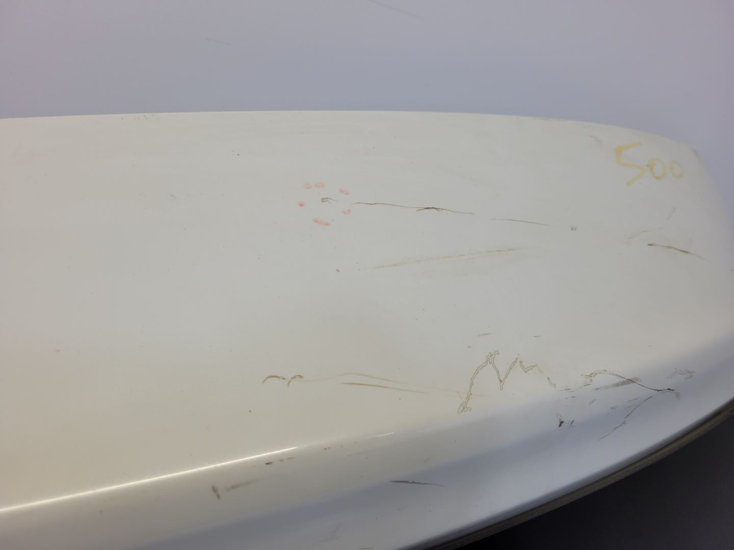 rear trunk door boot Fiat 500 2 facelift 2017