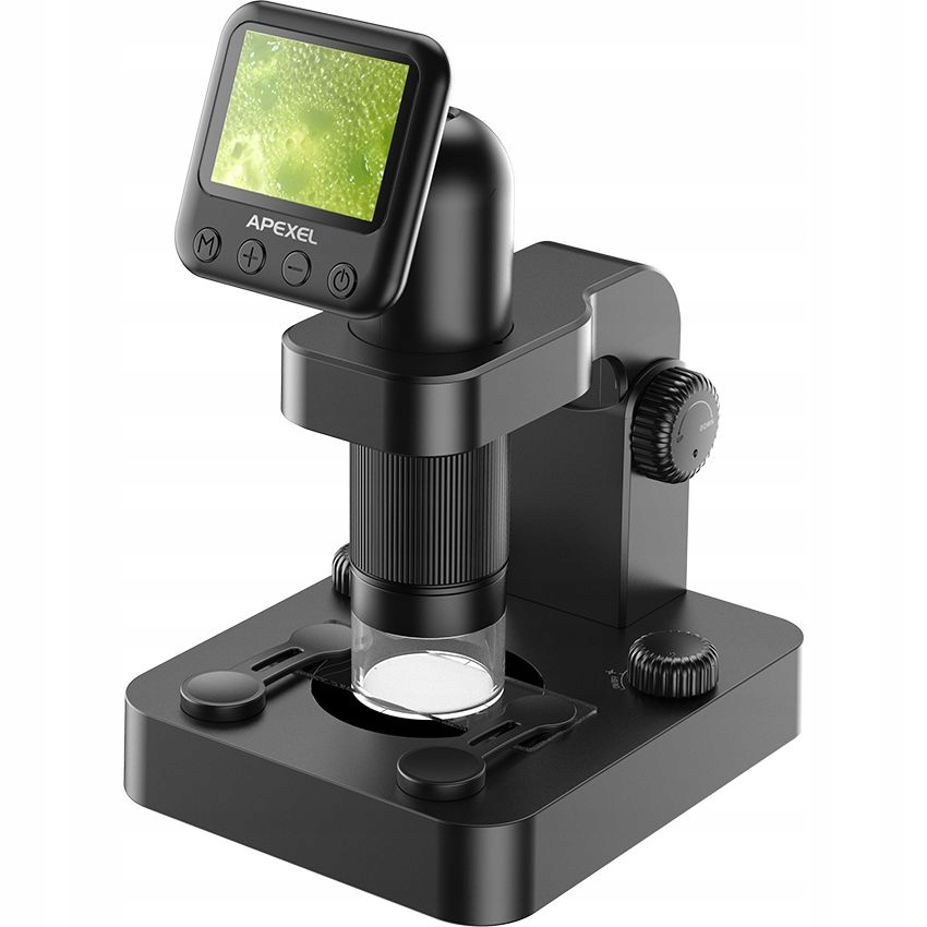 

Mikroskop cyfrowy z kamerą i ekranem LCD Apexel
