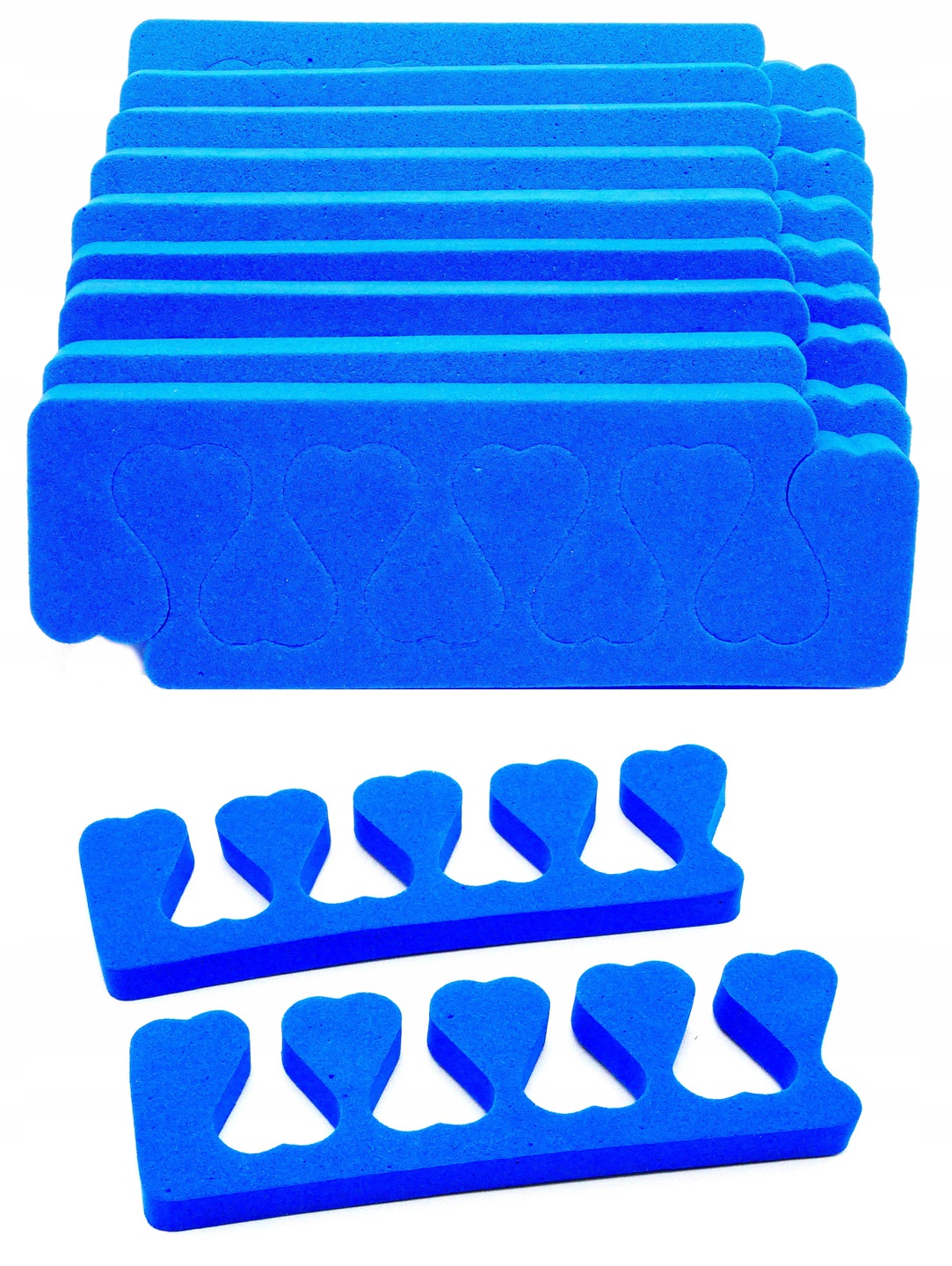 SEPARATORY DO PEDICURE NIEBIESKI 20 SZTUK