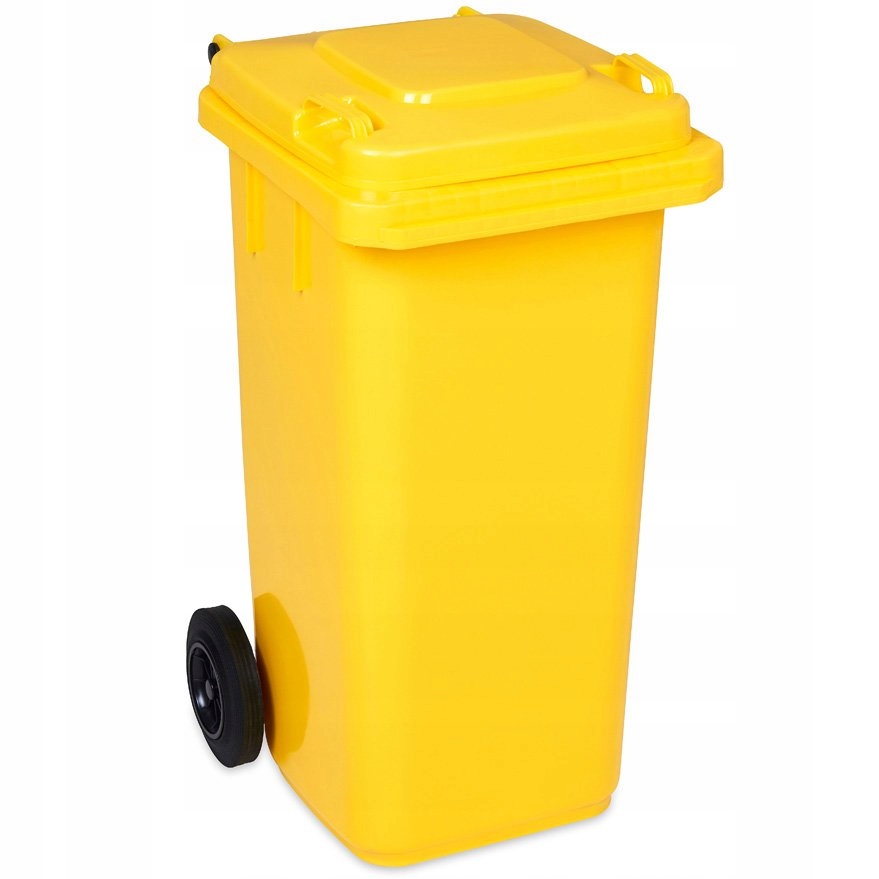 

Pojemnik Kosz Śmietnik 240L Żółty Mocny