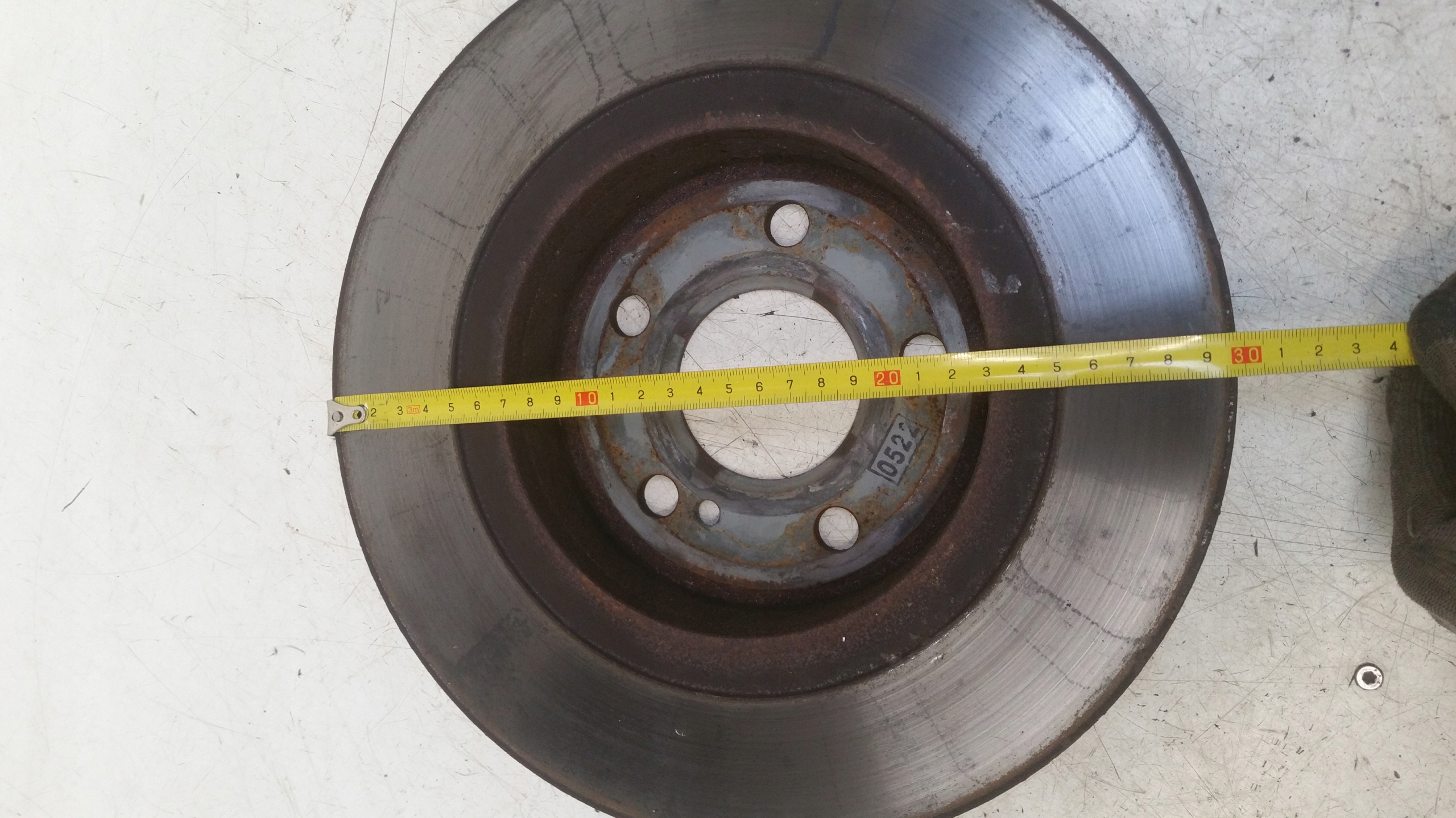 discs plates rear part kpl Mercedes C117 CLA