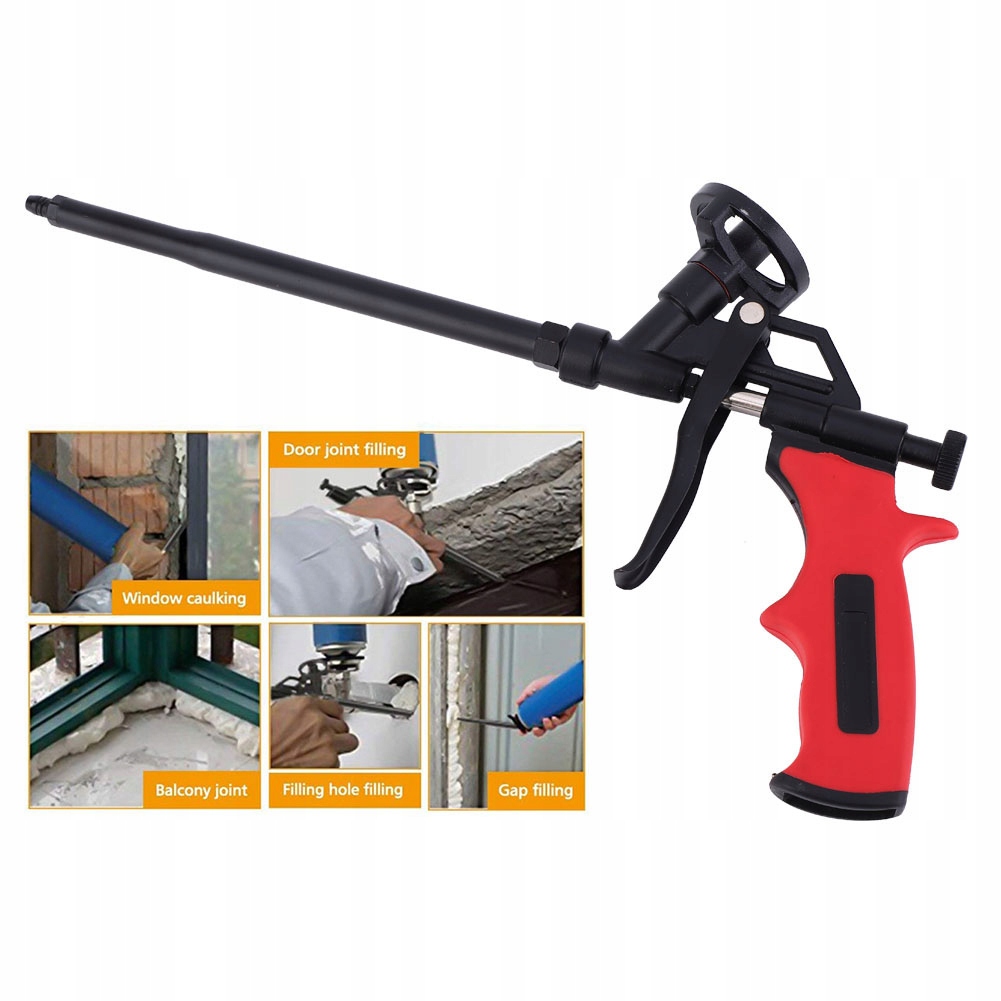 PISTOLET DO PIANKI MONTAŻOWEJ PIANY METALOWY Kod producenta OZRHI7915