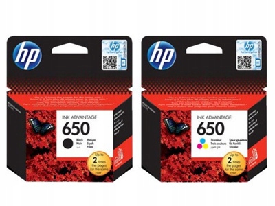 

2x Tusz HP650 Deskjet 3540 3546 3548 Ink Advantage