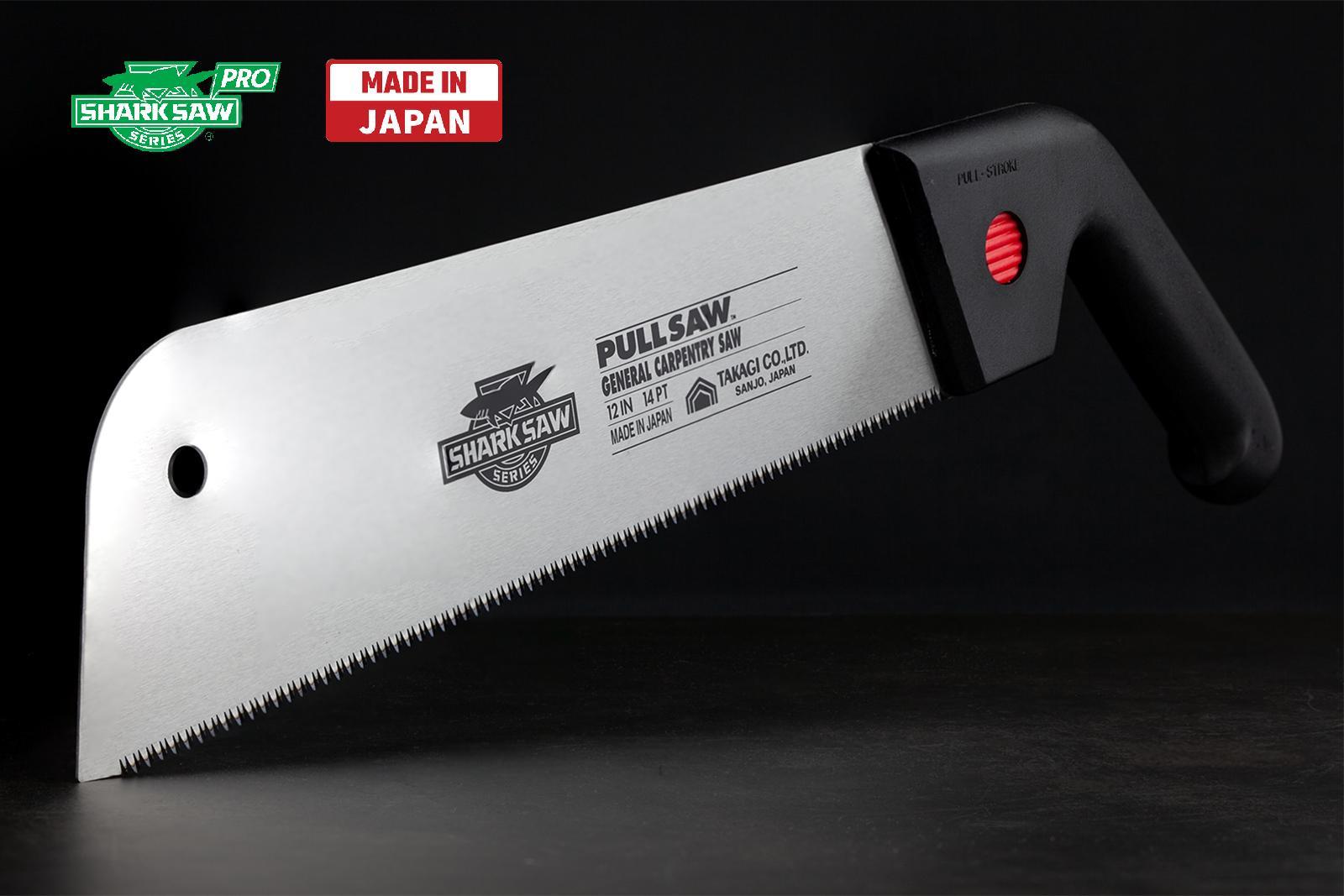 Pila na dřevo, Osb, sádrokarton a plastové trubky – SharkSaw Japan