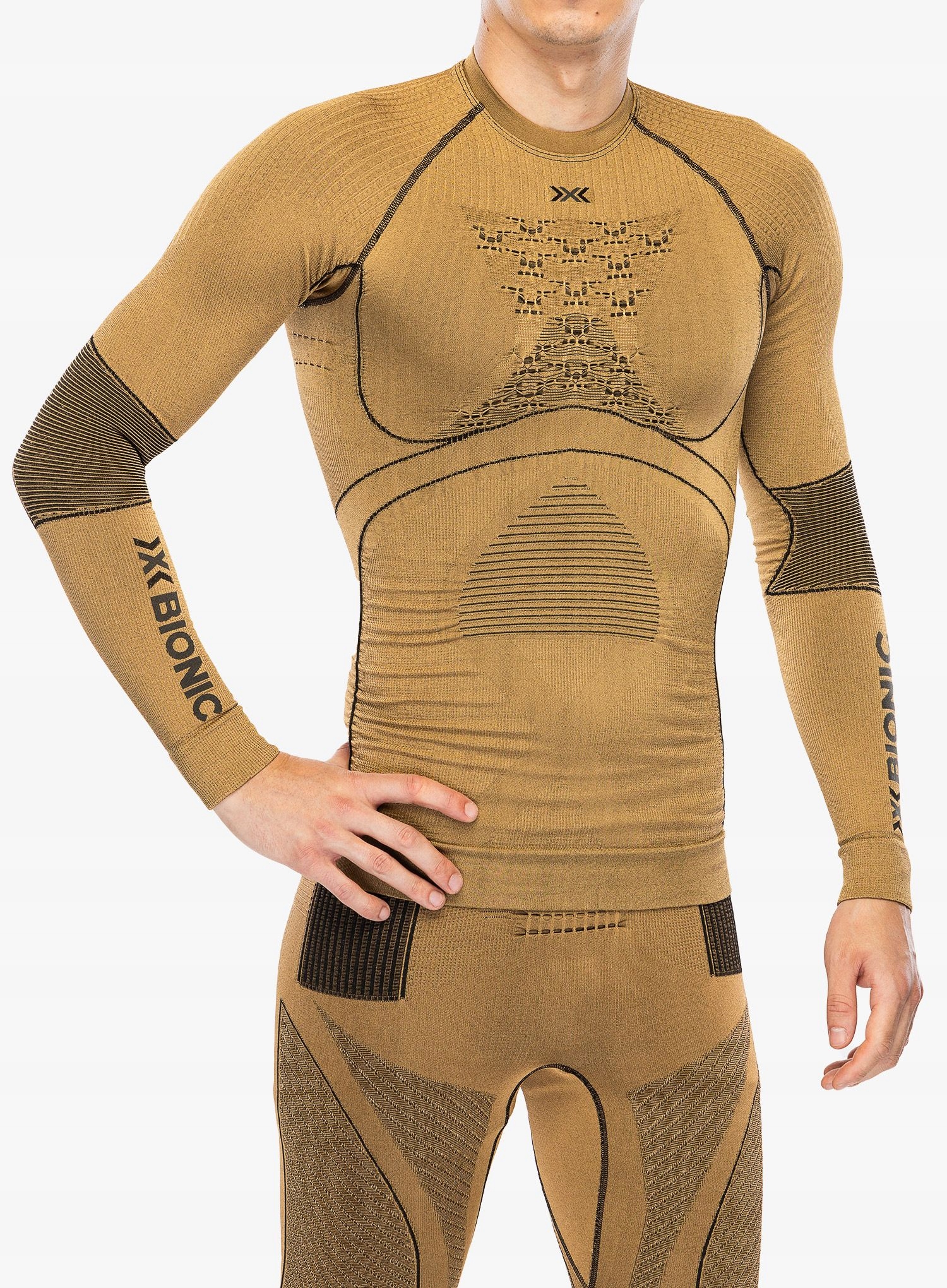 Mikina X-Bionic Radiactor 4.0 L/s gold/black L