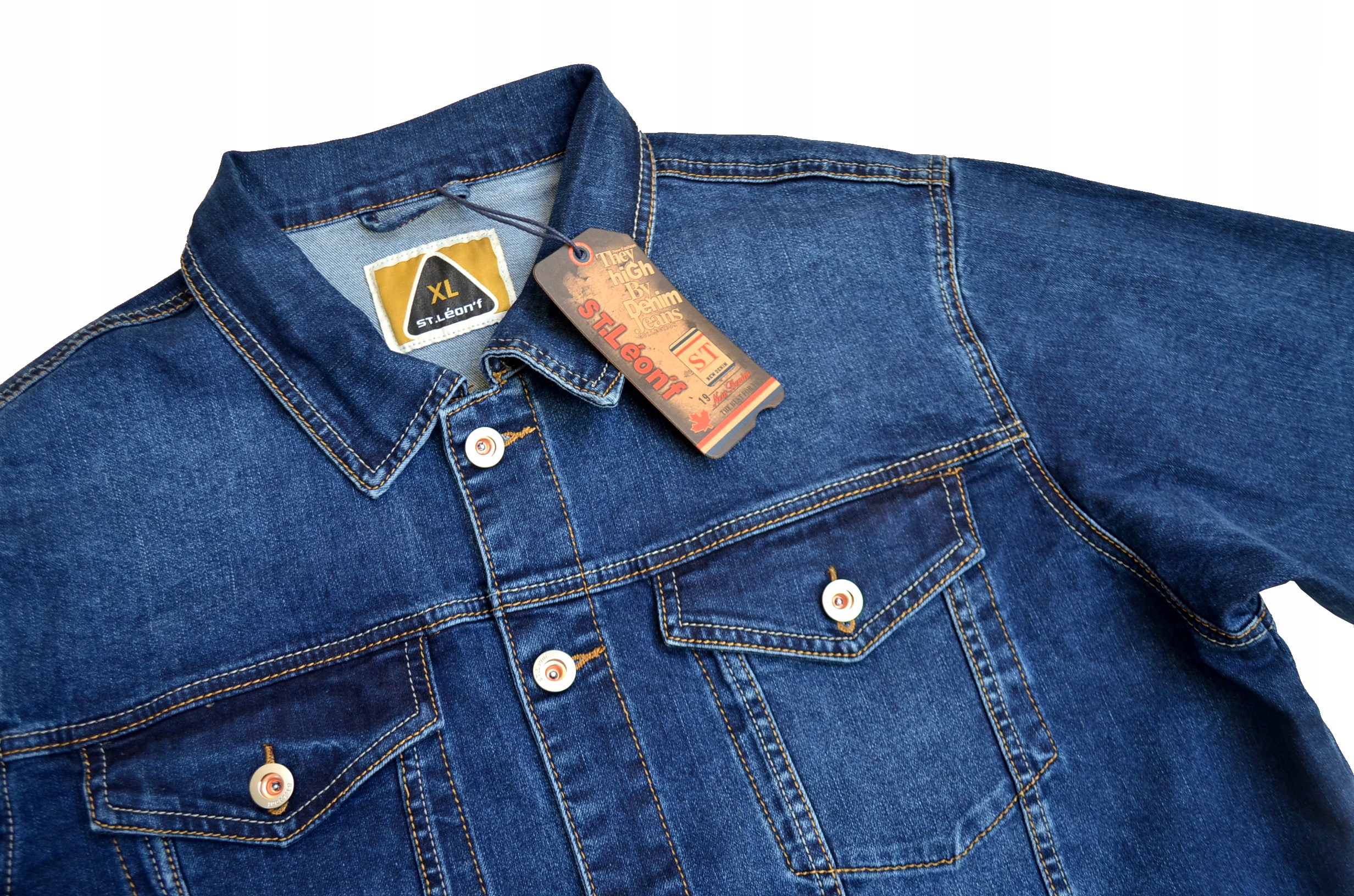 Katana Pánská džínová bunda Clubing Tmavě modrá 6XL Velká