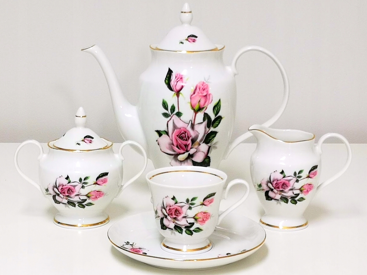 087 Astra Serwis Kawowy 12/27 Chodzież Porcelana