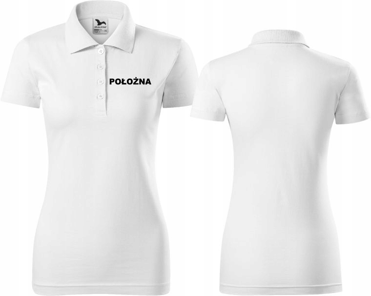 

Damska Medyczna Koszulka Polo Położna Bawełna