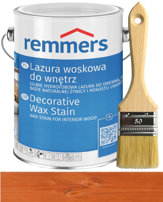 Remmers Vosková lazura do interiéru 2,5L Teak