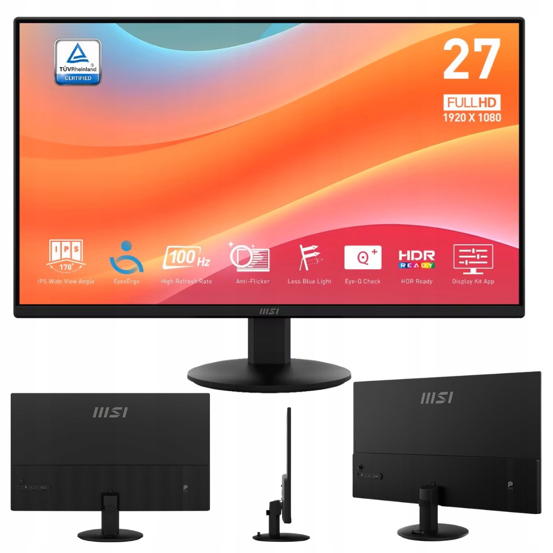 Led monitor Msi Pro MP272L 27" 1920 x 1080 px Ips Pls