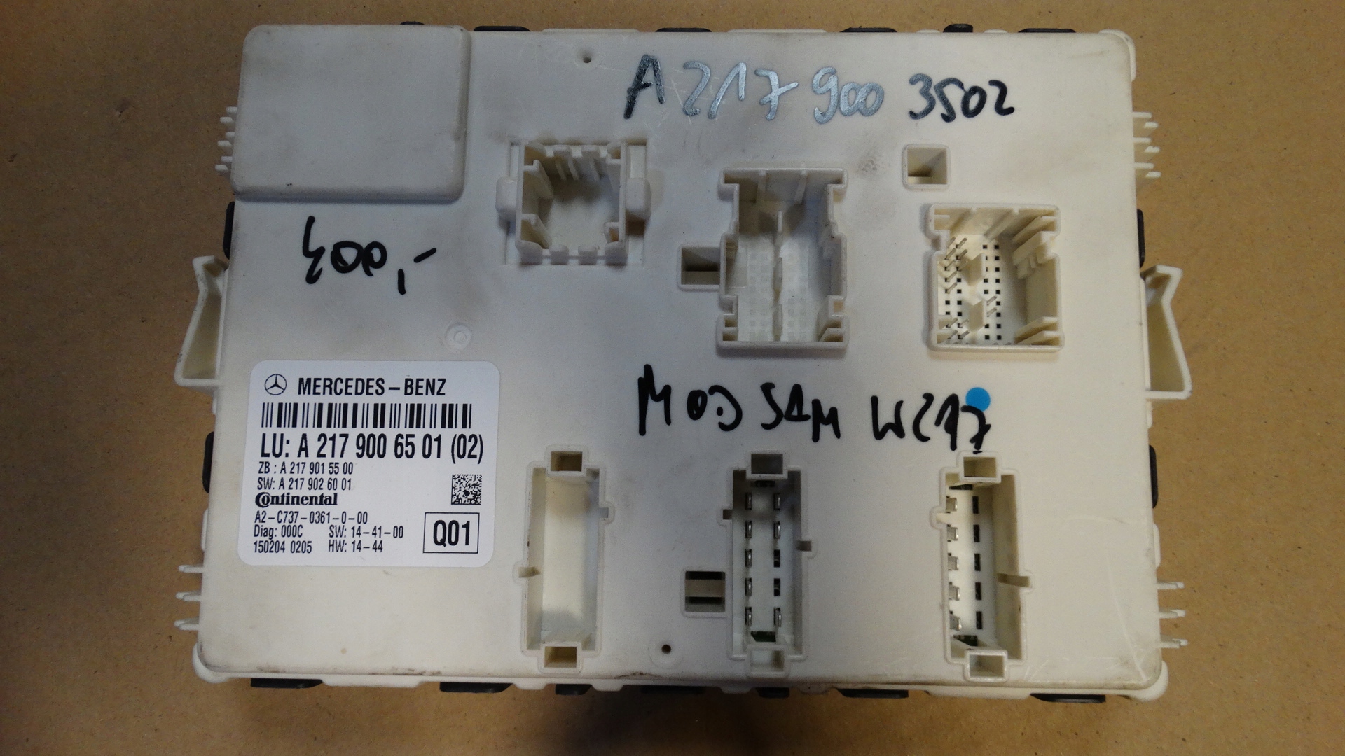IDEALNY module control unit SAM MERCEDES W217 1 9