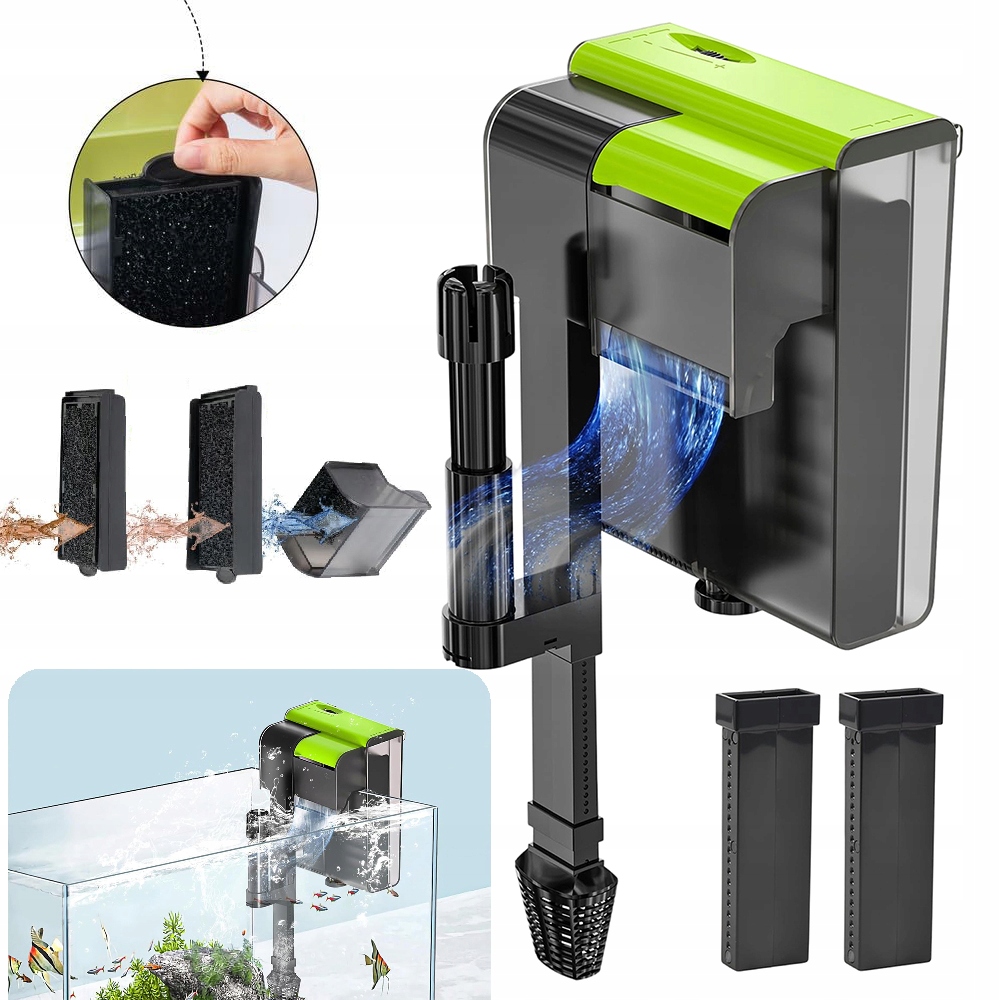 Levně Vnější Filtr Pro Akvárium, 450 L/h, Uvc, Regulovatelný Průtok, Nádržový Filtr