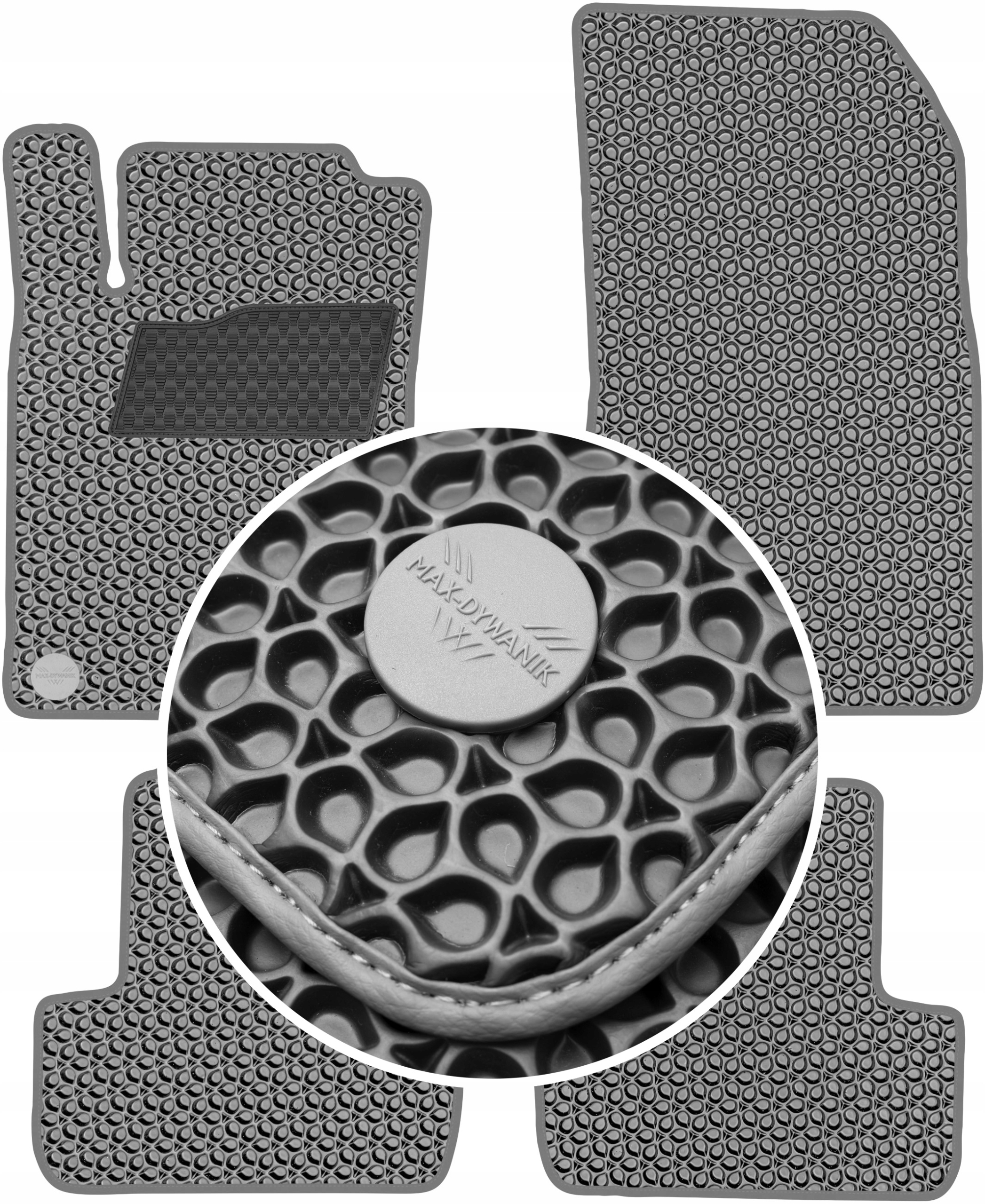 

Mercedes B-Klasa W246 11-18 Dywaniki Eva Szare