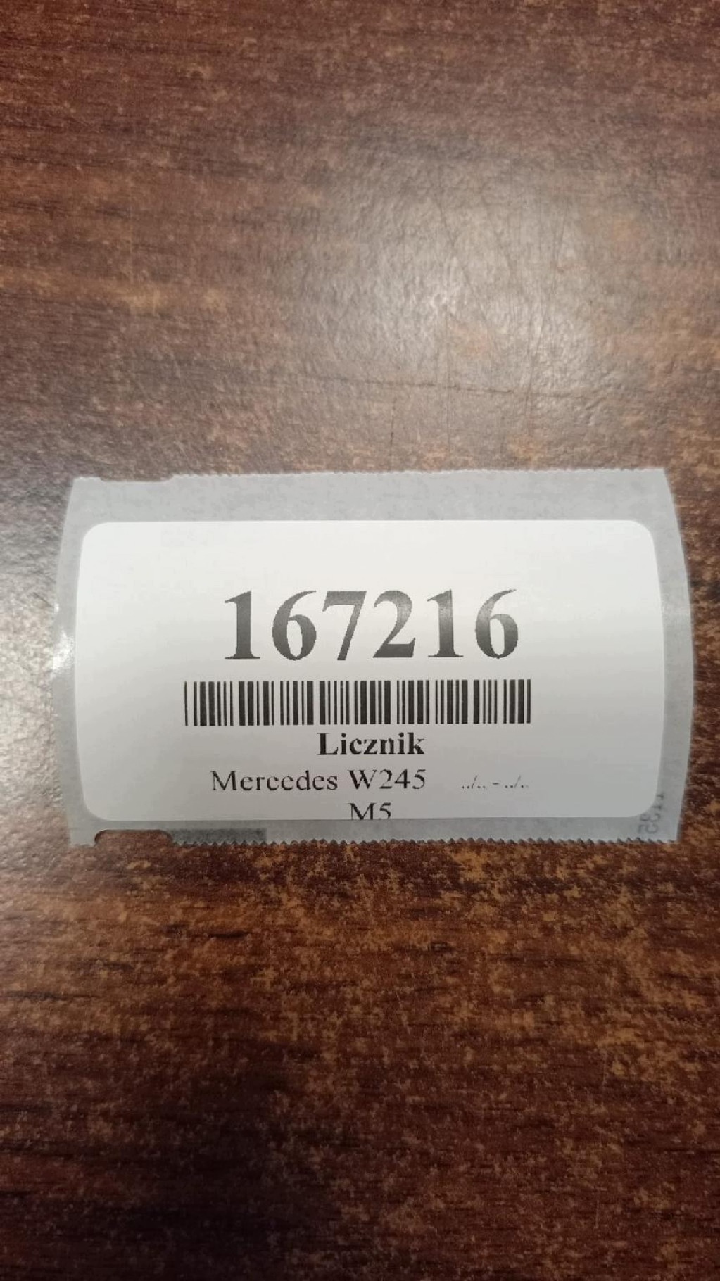 MERCEDES B class W245 1.5 dials A1695400348