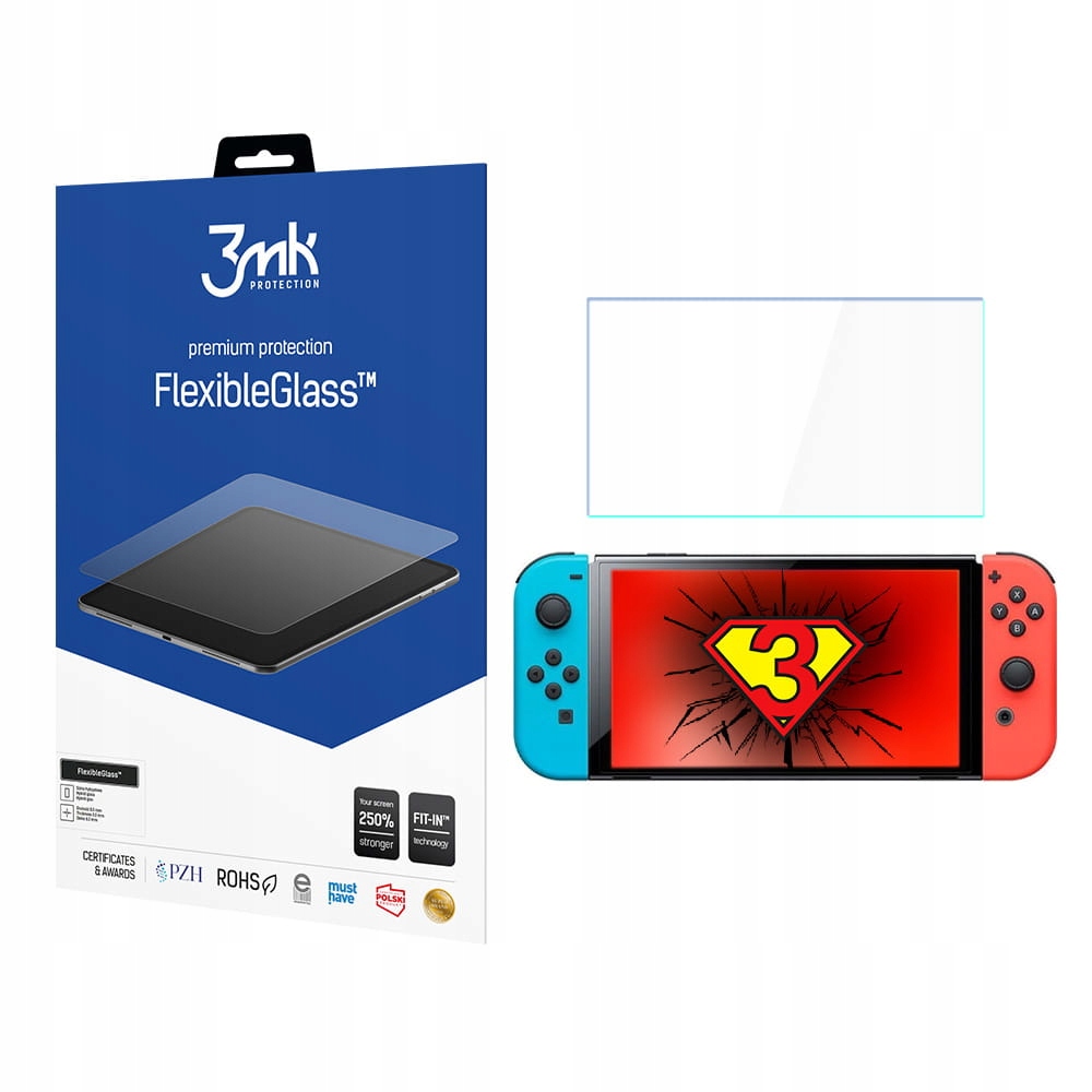 

Szkło hybrydowe do Nintendo Switch Oled 3mk Glass