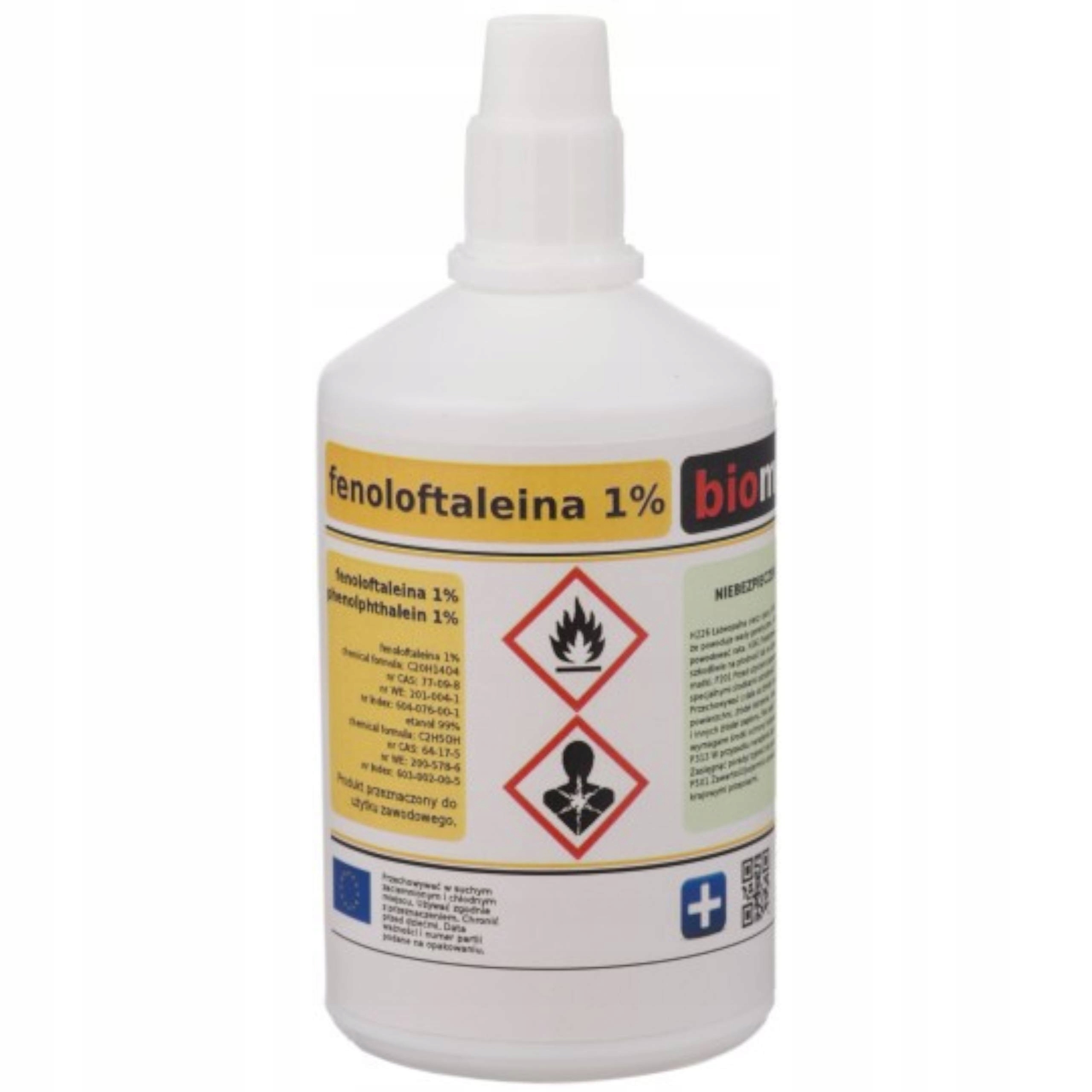 

Fenoloftaleina r-r 1% wskaźnik pH 100 ml Biomus