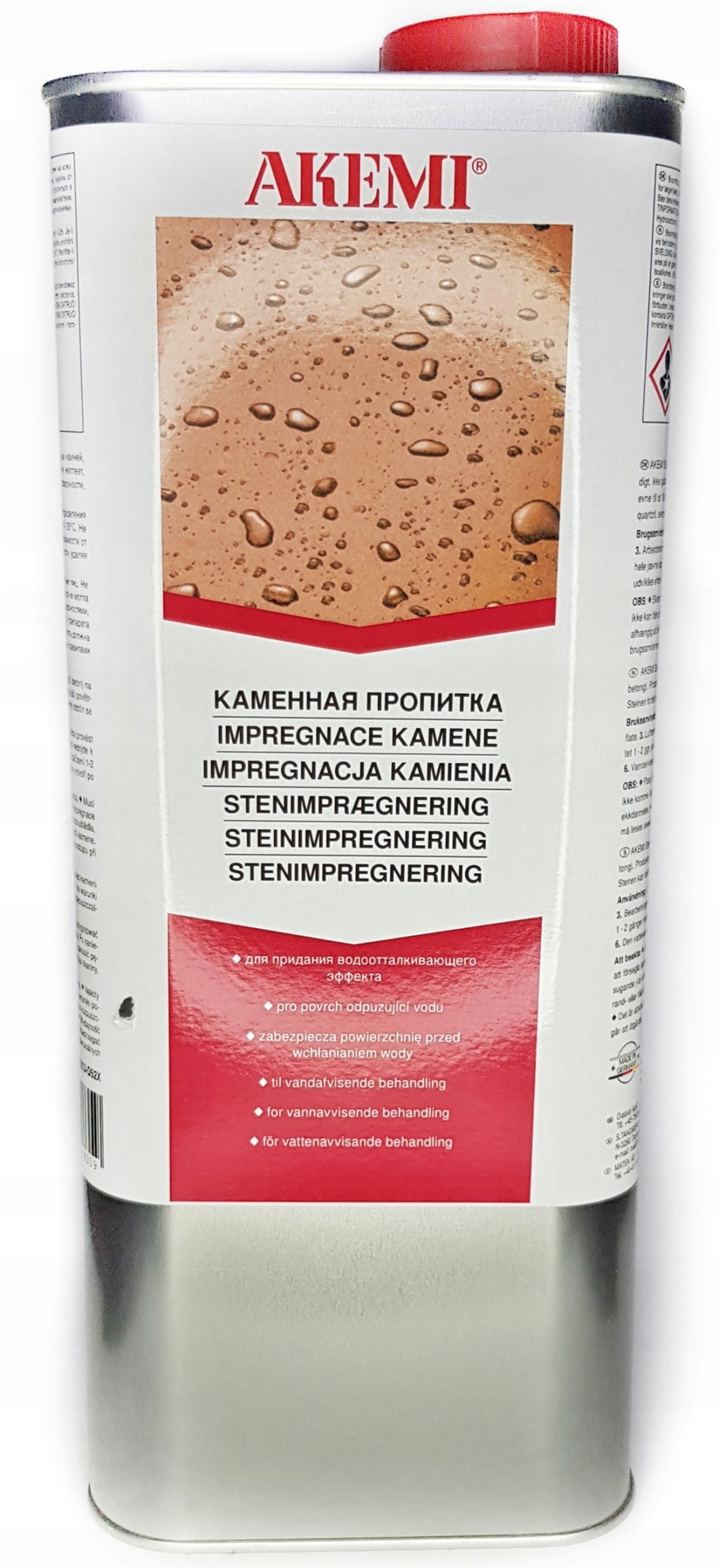 

Akemi Impregnat Do Piaskowca Granitu Marmuru 5L