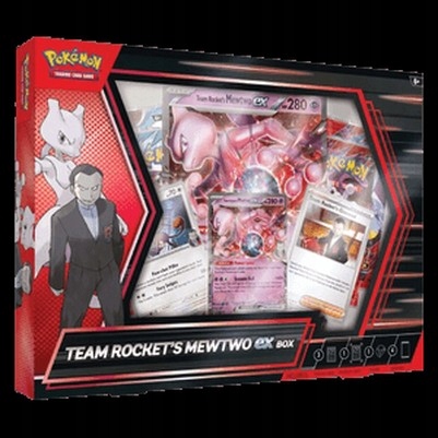 ポケモンカードゲーム TEAM ROCKET'S MEWTWO EX BOX Pokémon TCG: Team Rocket's Mewtwo ex Box