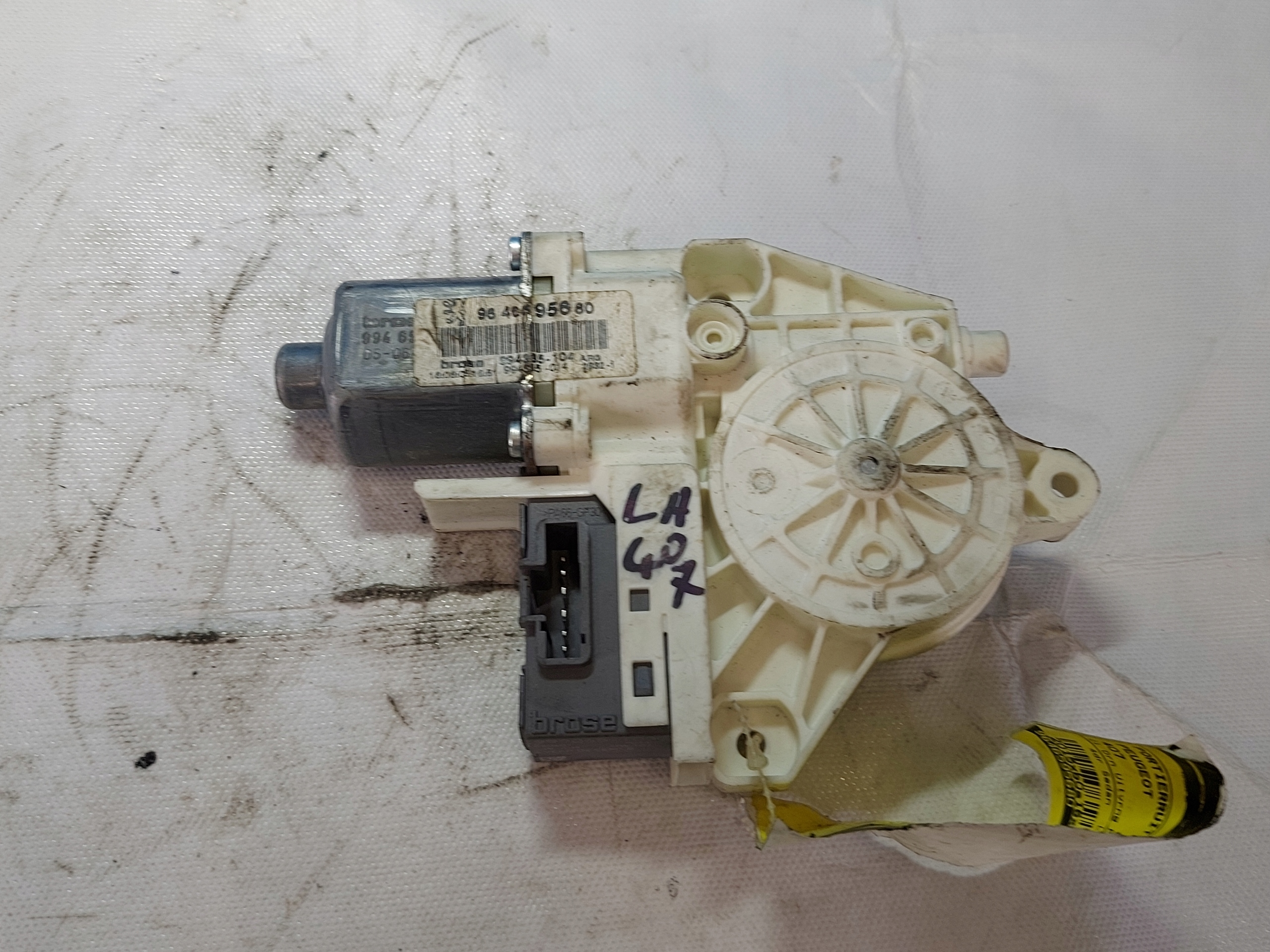 engine lifting windows PEUGEOT 407 9646695680 left rear part