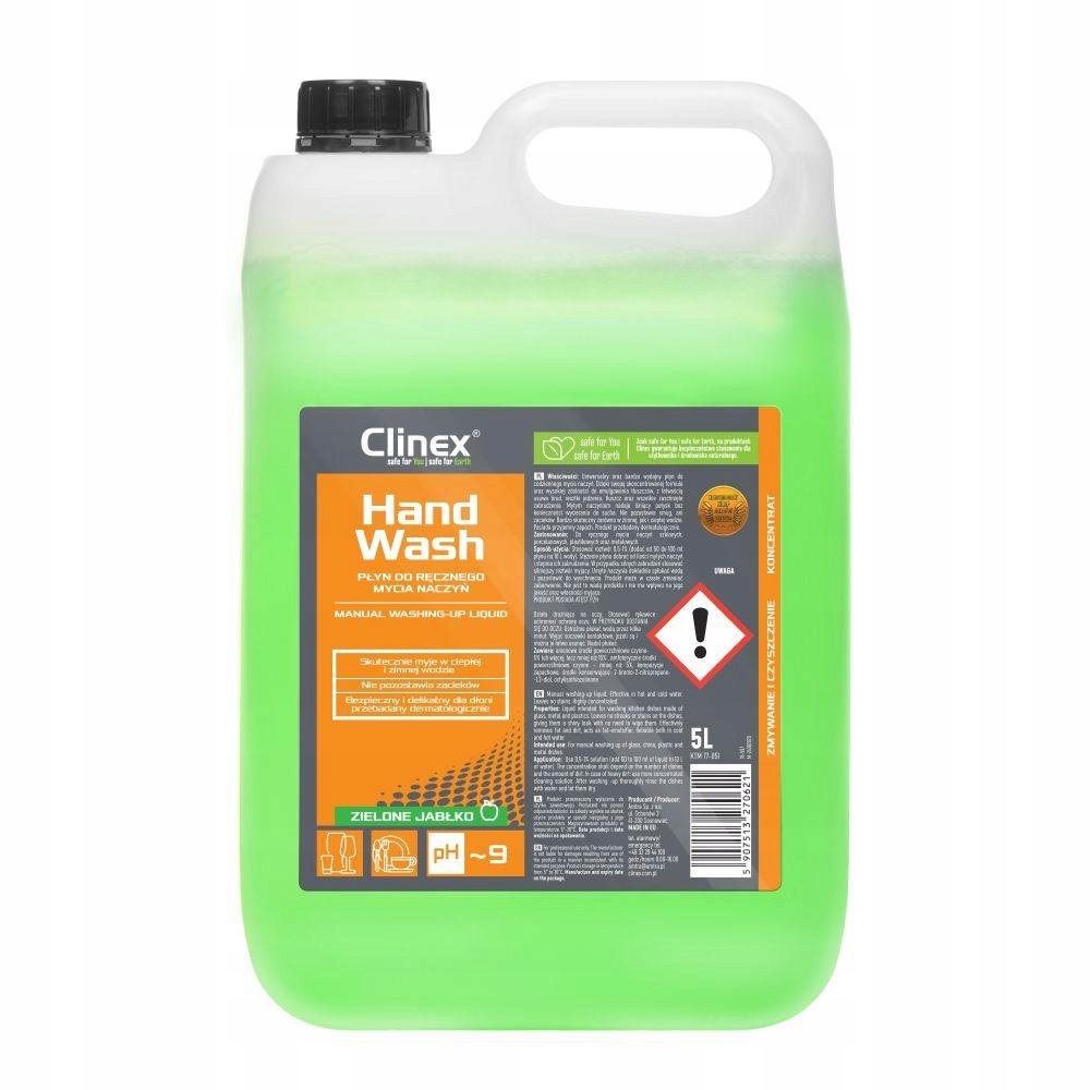 

Clinex Handwash 5L. 77-051 Płyn Do Ręcznego Mycia