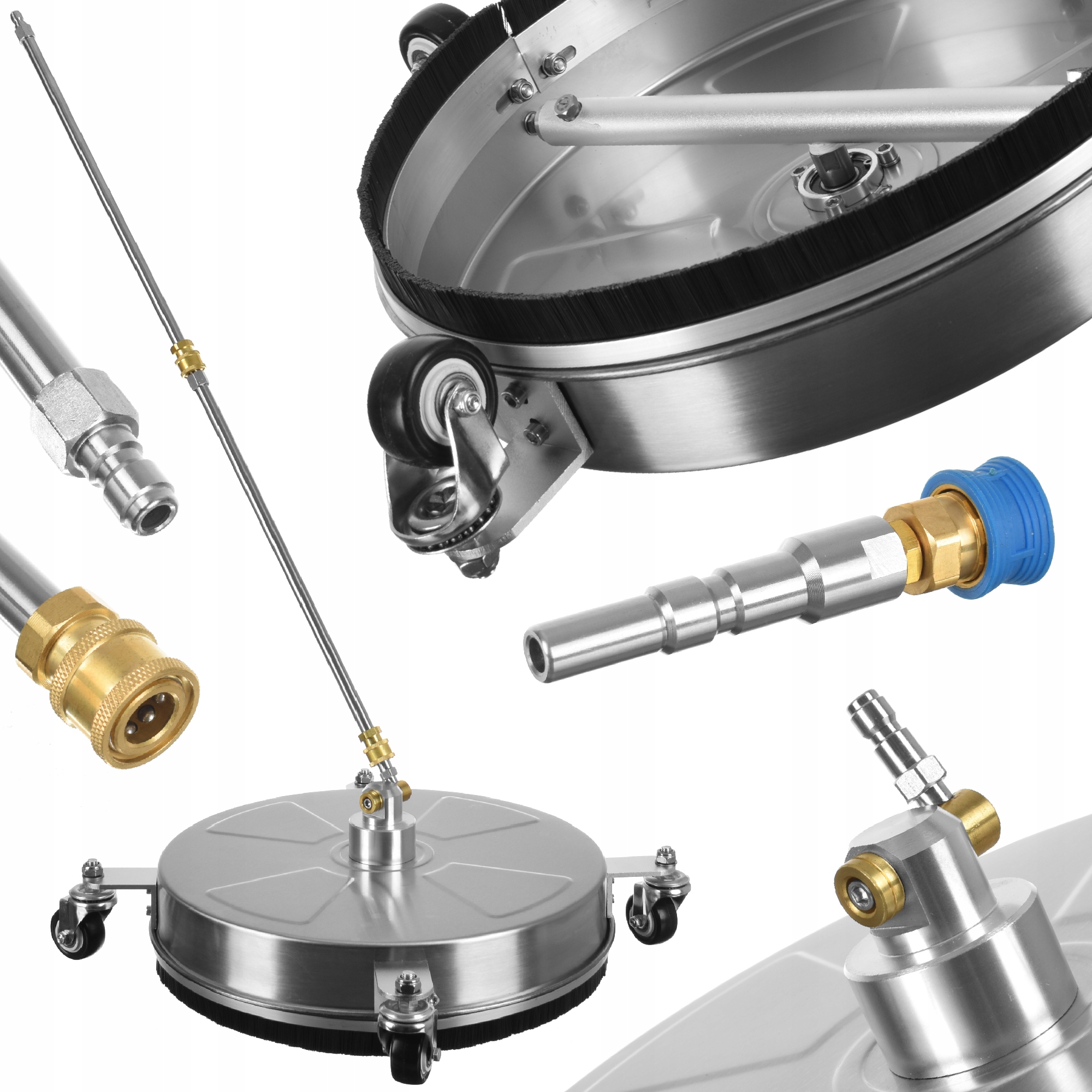 Szczotka do mycia kostki tarasu T-racer 15" 38cm Kew myjki Kranzle Nilfisk