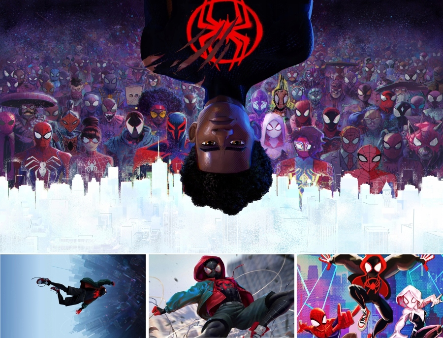 Fototapeta spiderman spider-man poprzez multiwersum 180 x 103 tapeta