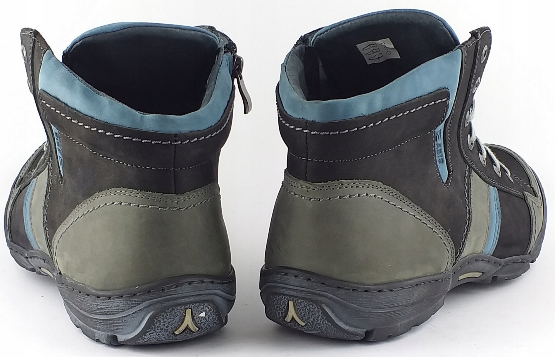 RIKO TRAPERY POLSKIE SKÓRZANE TRZEWIKI SUWAK 44 Długość wkładki 29 cm