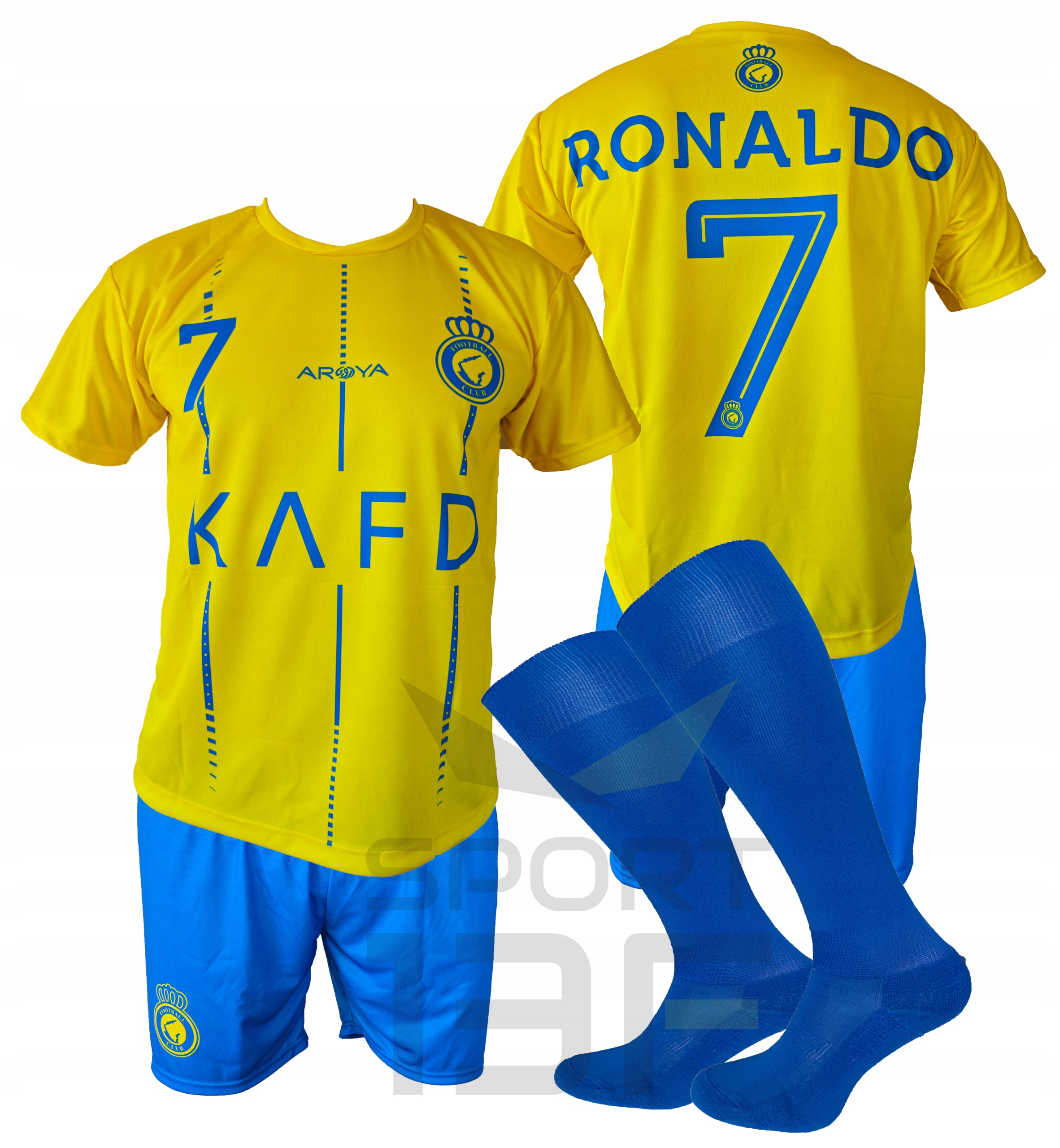 RONALDO komplet strój piłkarski AL NASSR r 122 Płeć chłopiec