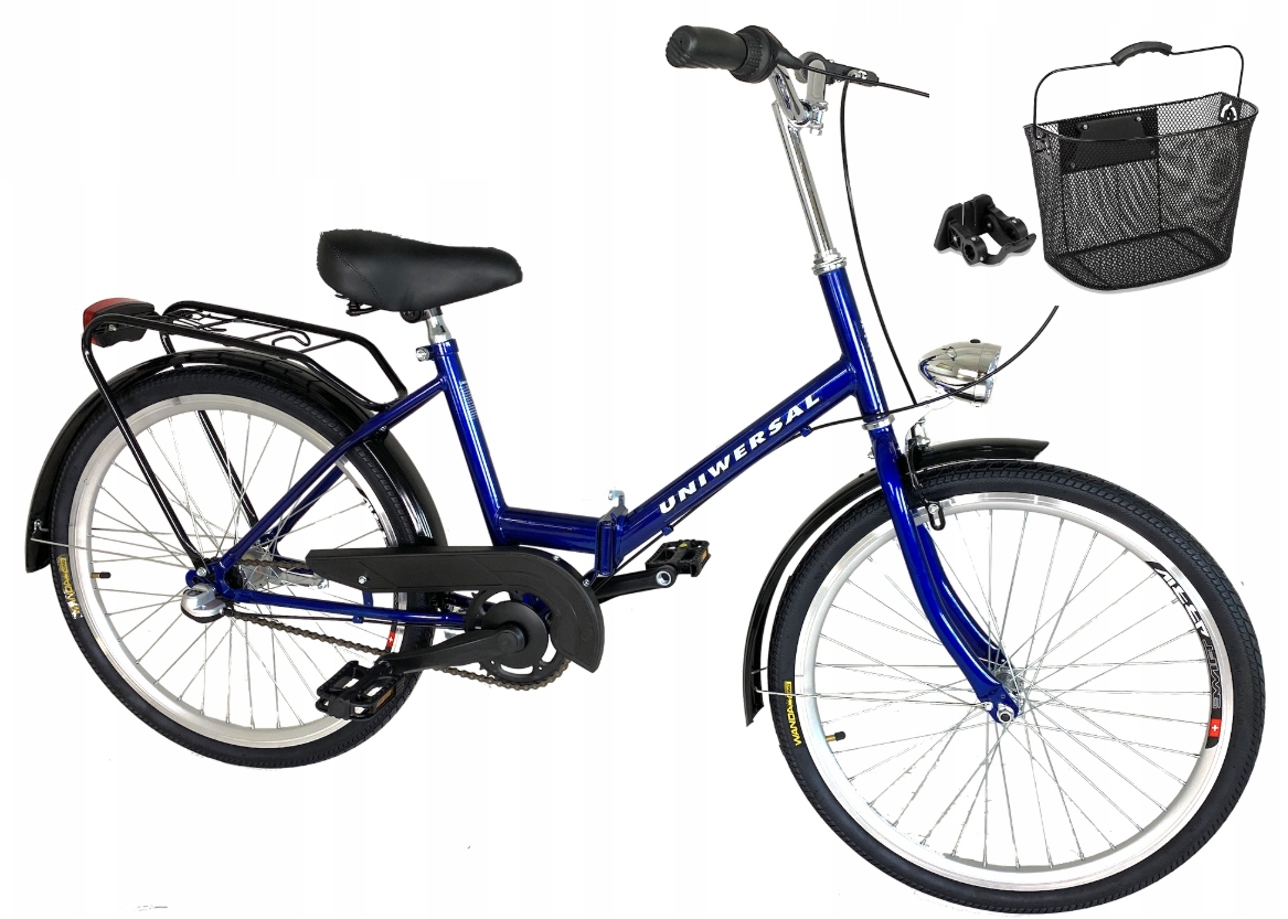 Rower Jubilat Uniwersal Składak 24' Składany Wigry Shimano Nexus 3 biegi