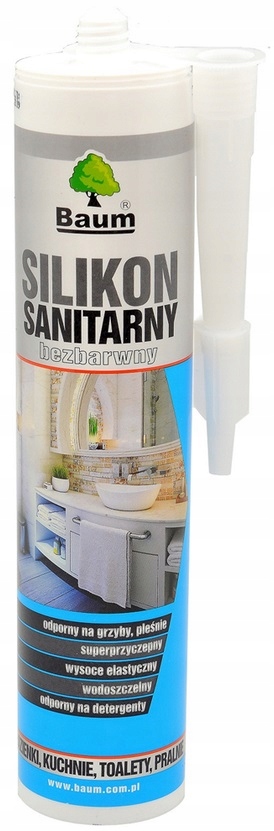 

Baum Silikon Sanitarny Bezbarwny 280ML
