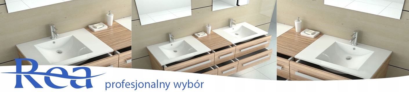 Chiuveta mobilier dreptunghiulara REA DAFNE 75 Material: Ceramica