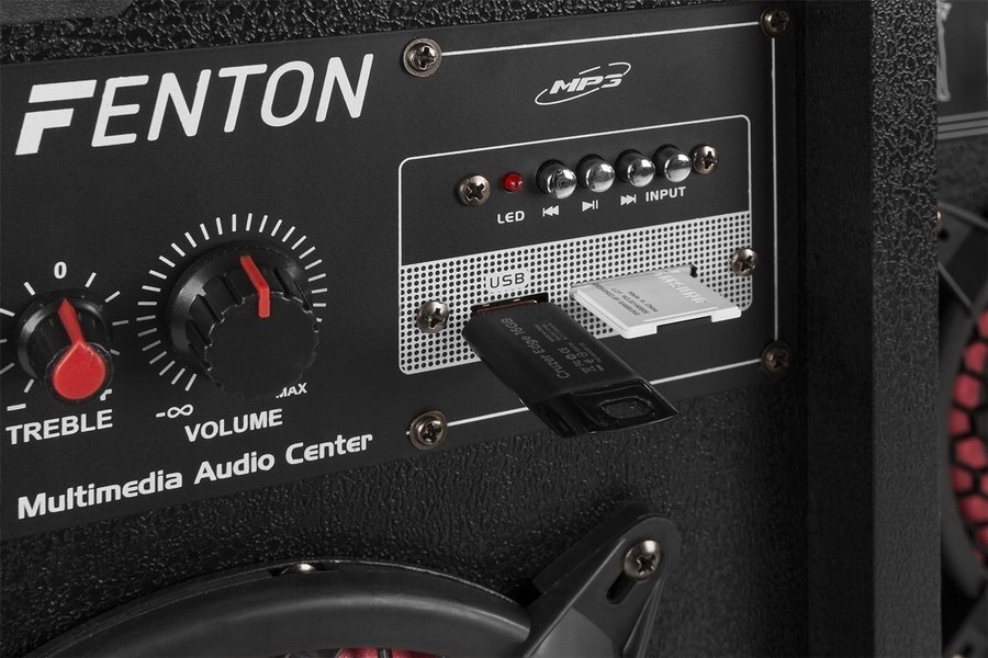 Zestaw kolumna aktywna+pasywna Fenton SPB-26 Szerokość produktu 27 cm